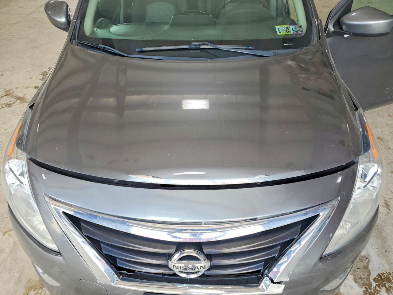 2018 Nissan Versa Sv Gray vin: 3N1CN7AP7JL877966