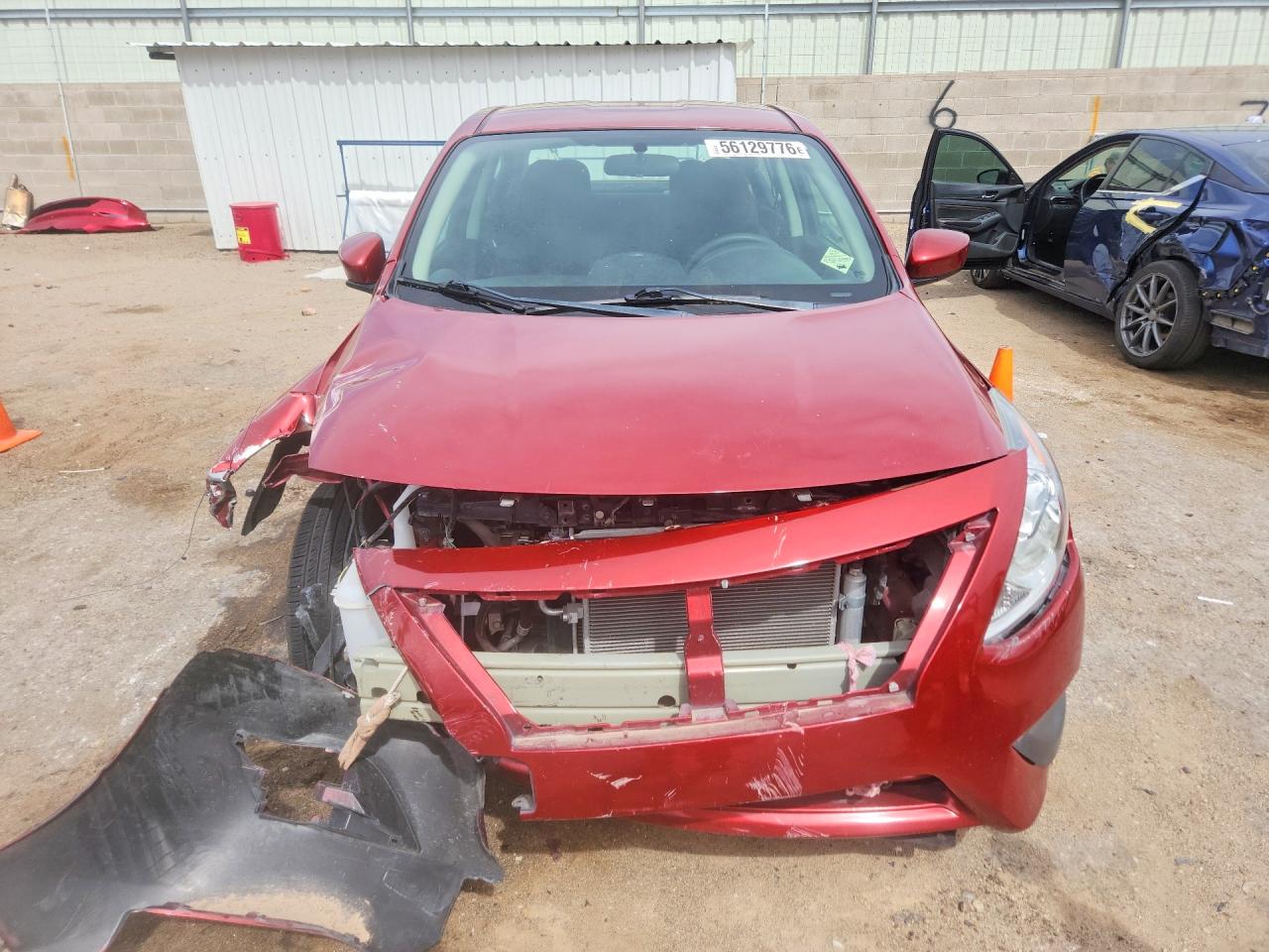 2019 Nissan Versa S Plus Бордовый vin: 3N1CN7AP7KL828655
