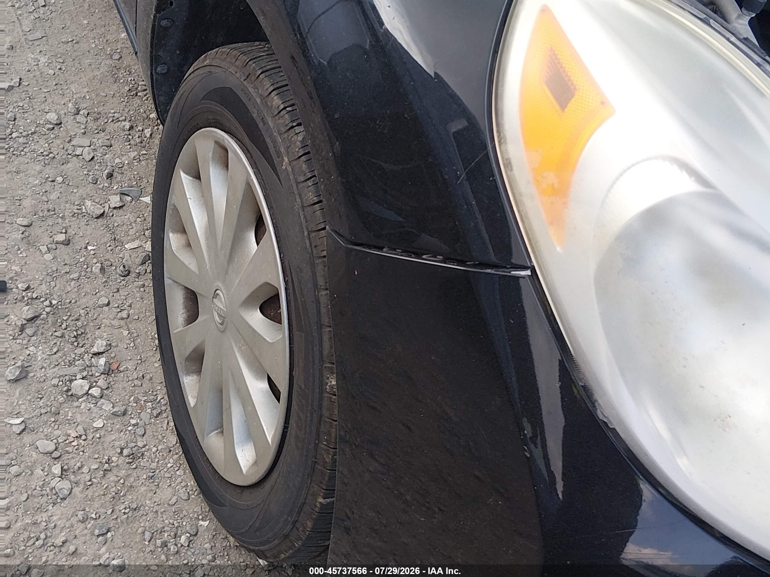 2012 Nissan Versa 1.6 S Черный vin: 3N1CN7AP8CL802728