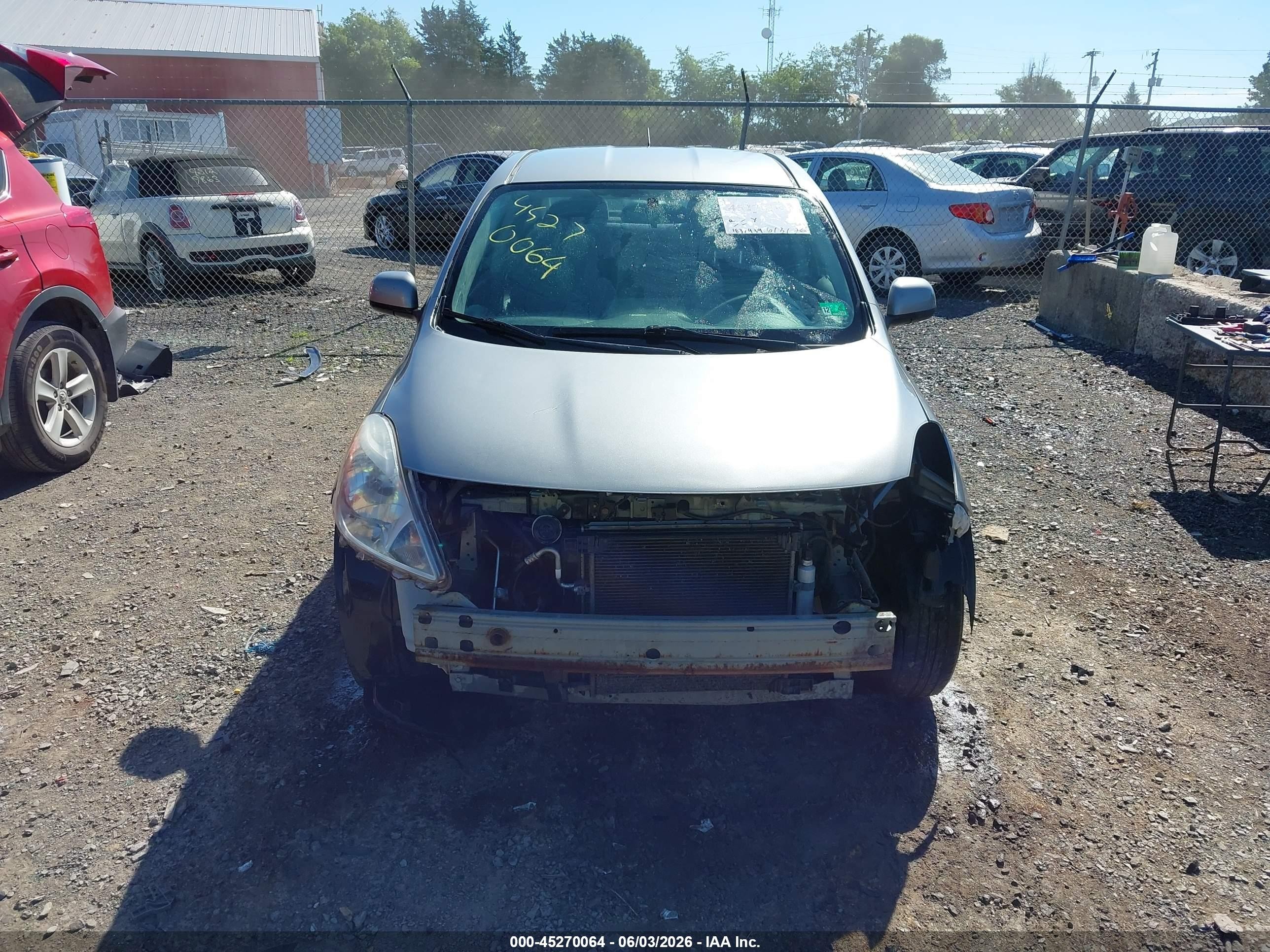 2012 Nissan Versa 1.6 Sv Silver vin: 3N1CN7AP8CL803992