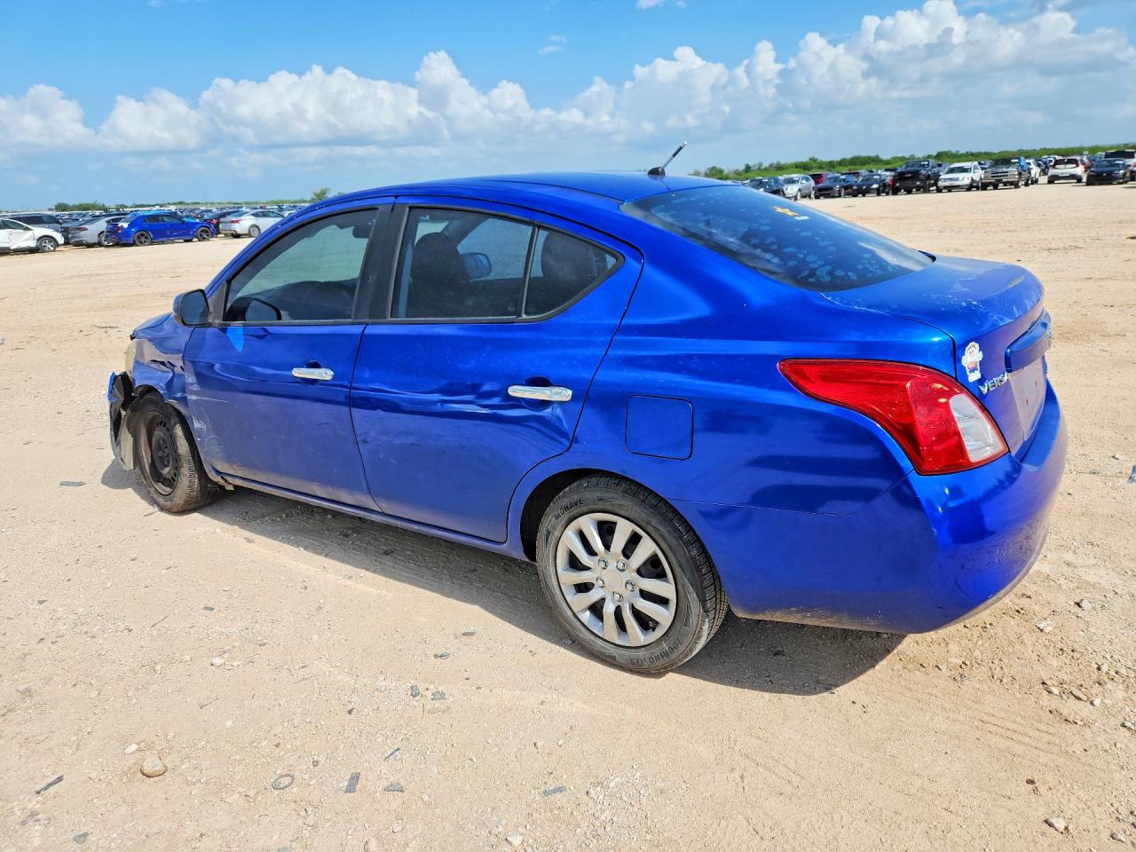 2012 Nissan Versa 1.6 S Blue vin: 3N1CN7AP8CL812515