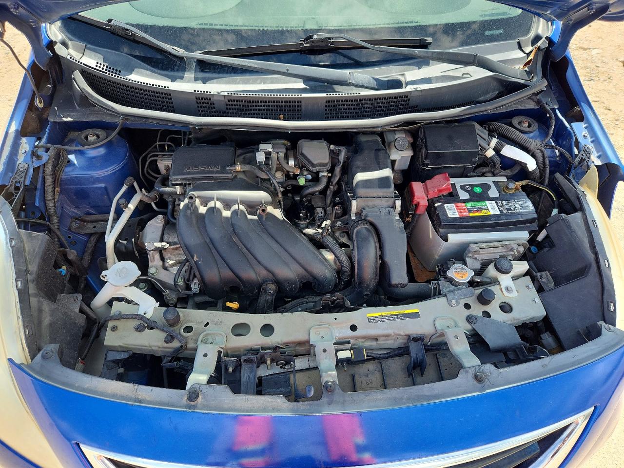 2012 Nissan Versa 1.6 S Blue vin: 3N1CN7AP8CL812515