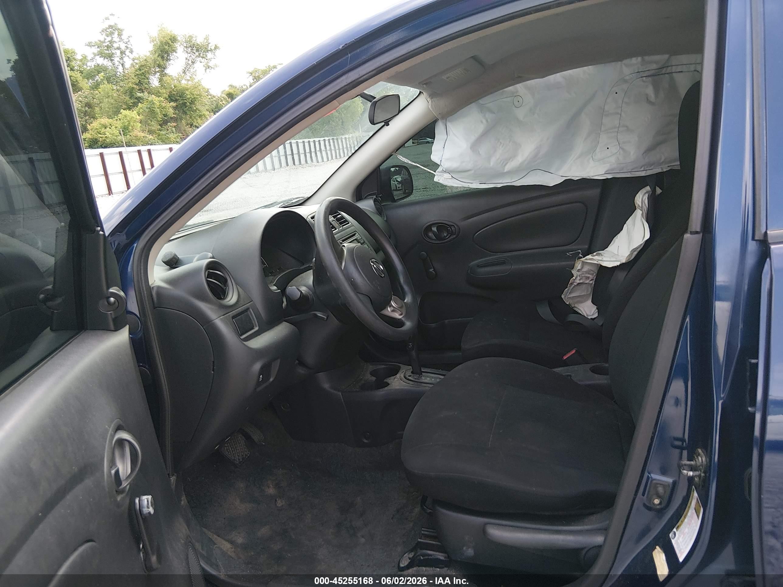2012 Nissan Versa 1.6 S Blue vin: 3N1CN7AP8CL833400