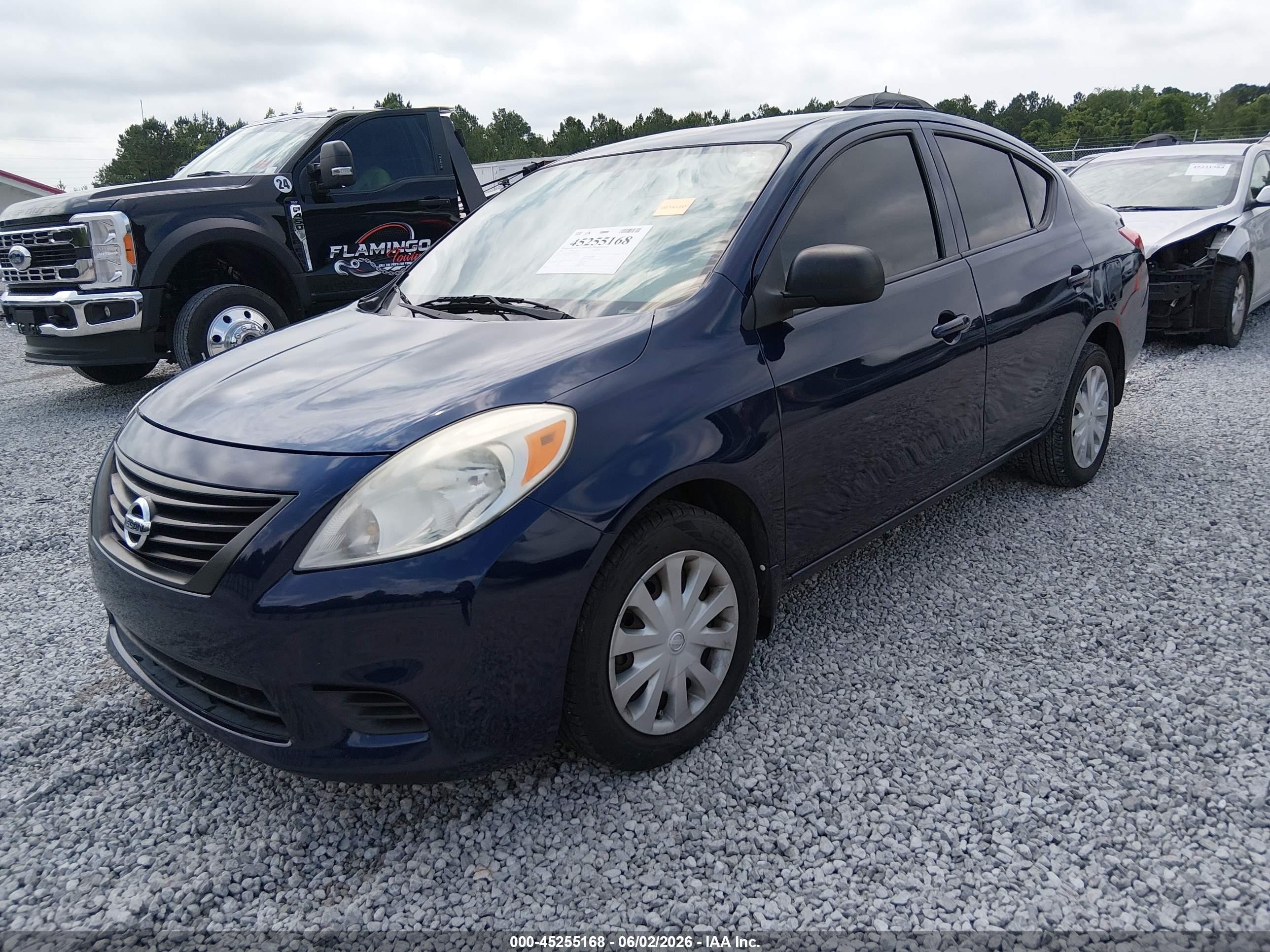 2012 Nissan Versa 1.6 S Blue vin: 3N1CN7AP8CL833400