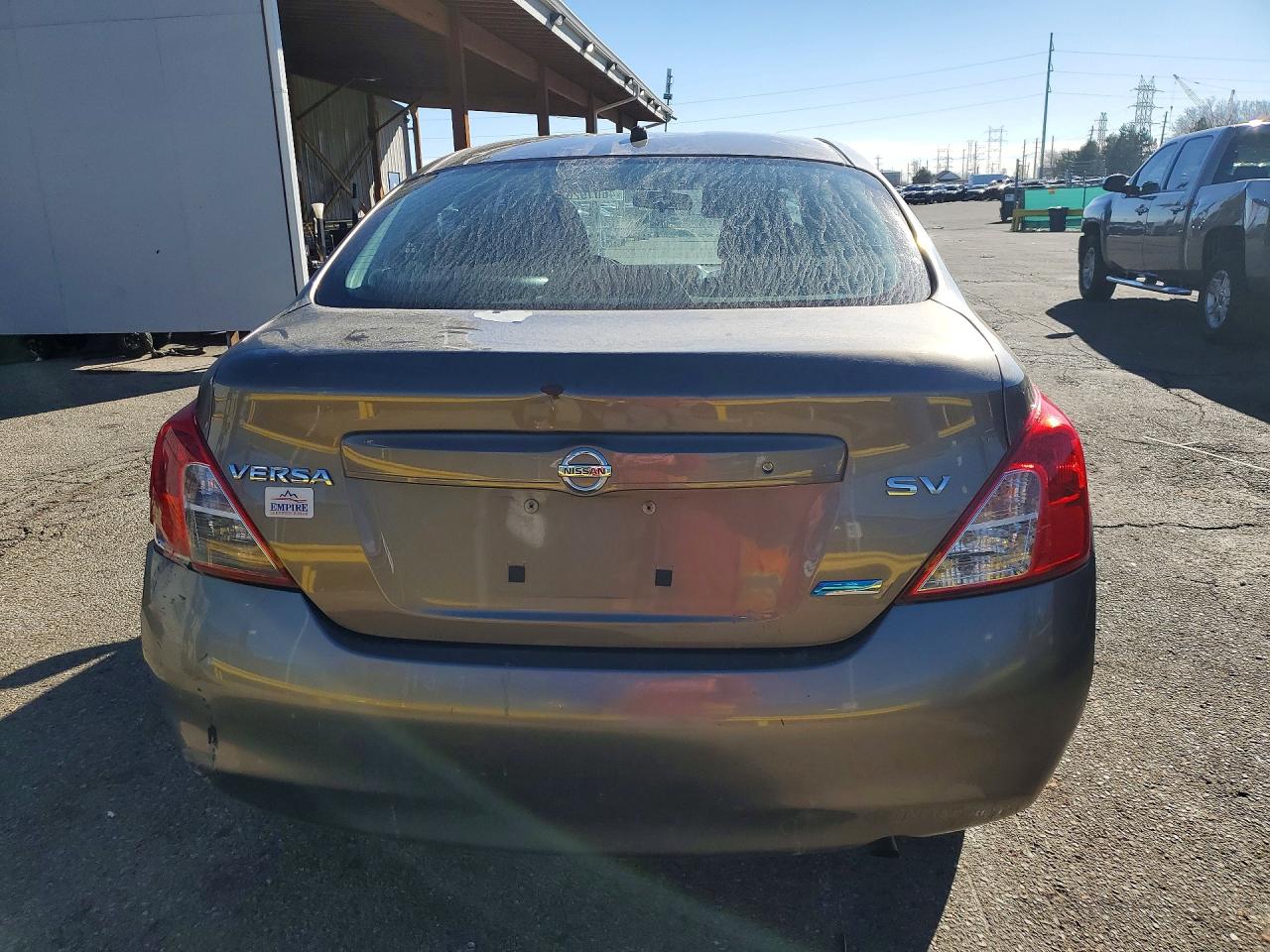 2012 Nissan Versa 1.6 S Gray vin: 3N1CN7AP8CL864453