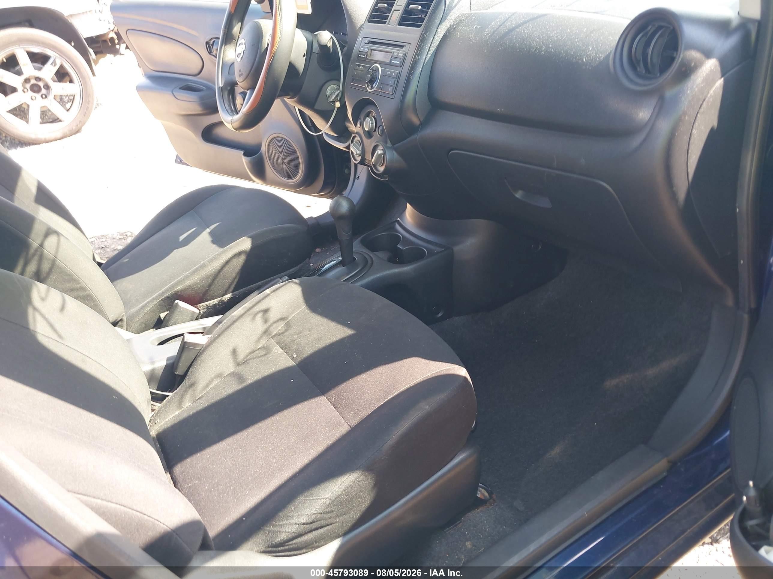 2012 Nissan Versa 1.6 S Blue vin: 3N1CN7AP8CL877560