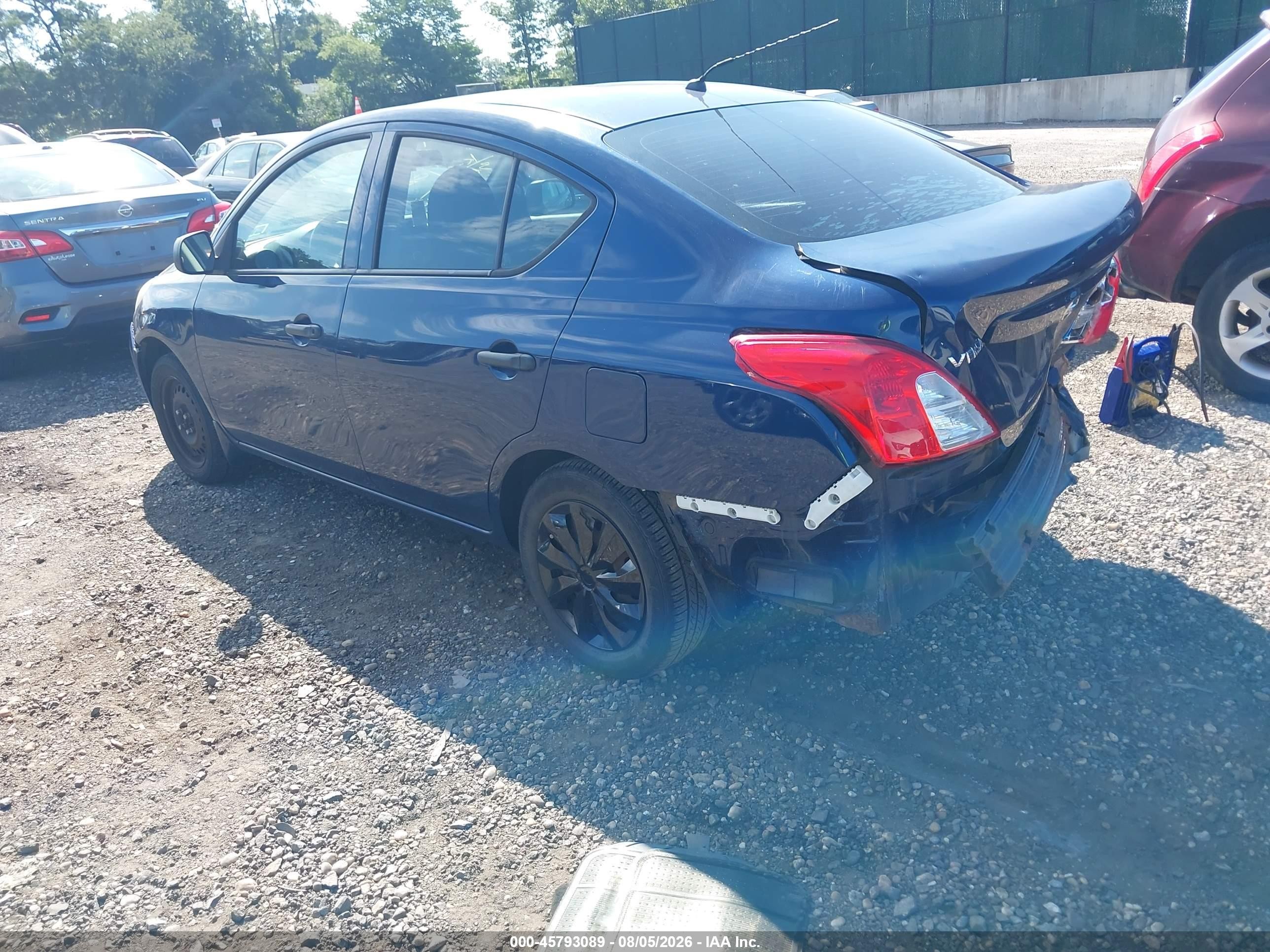 2012 Nissan Versa 1.6 S Blue vin: 3N1CN7AP8CL877560