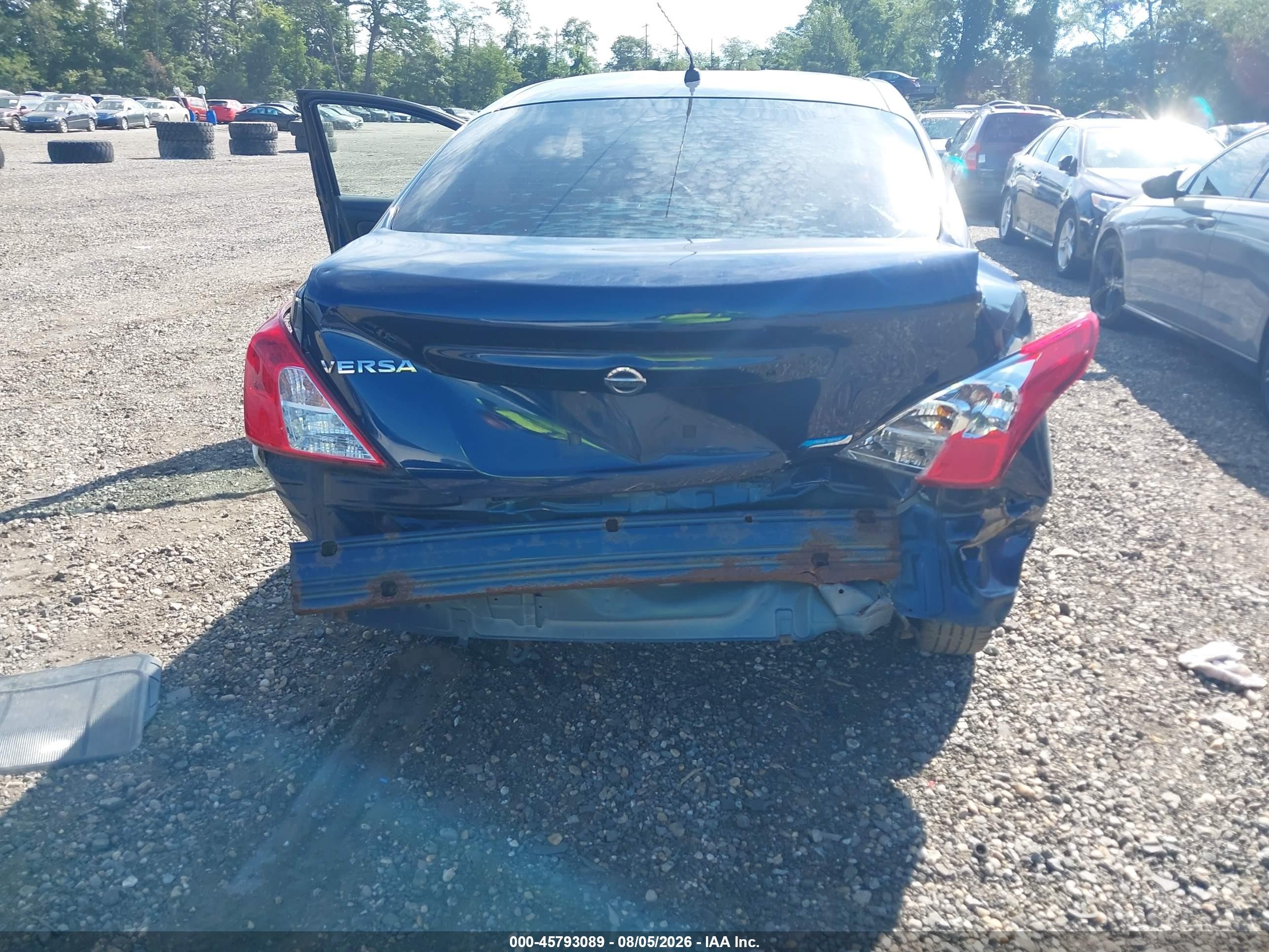 2012 Nissan Versa 1.6 S Blue vin: 3N1CN7AP8CL877560