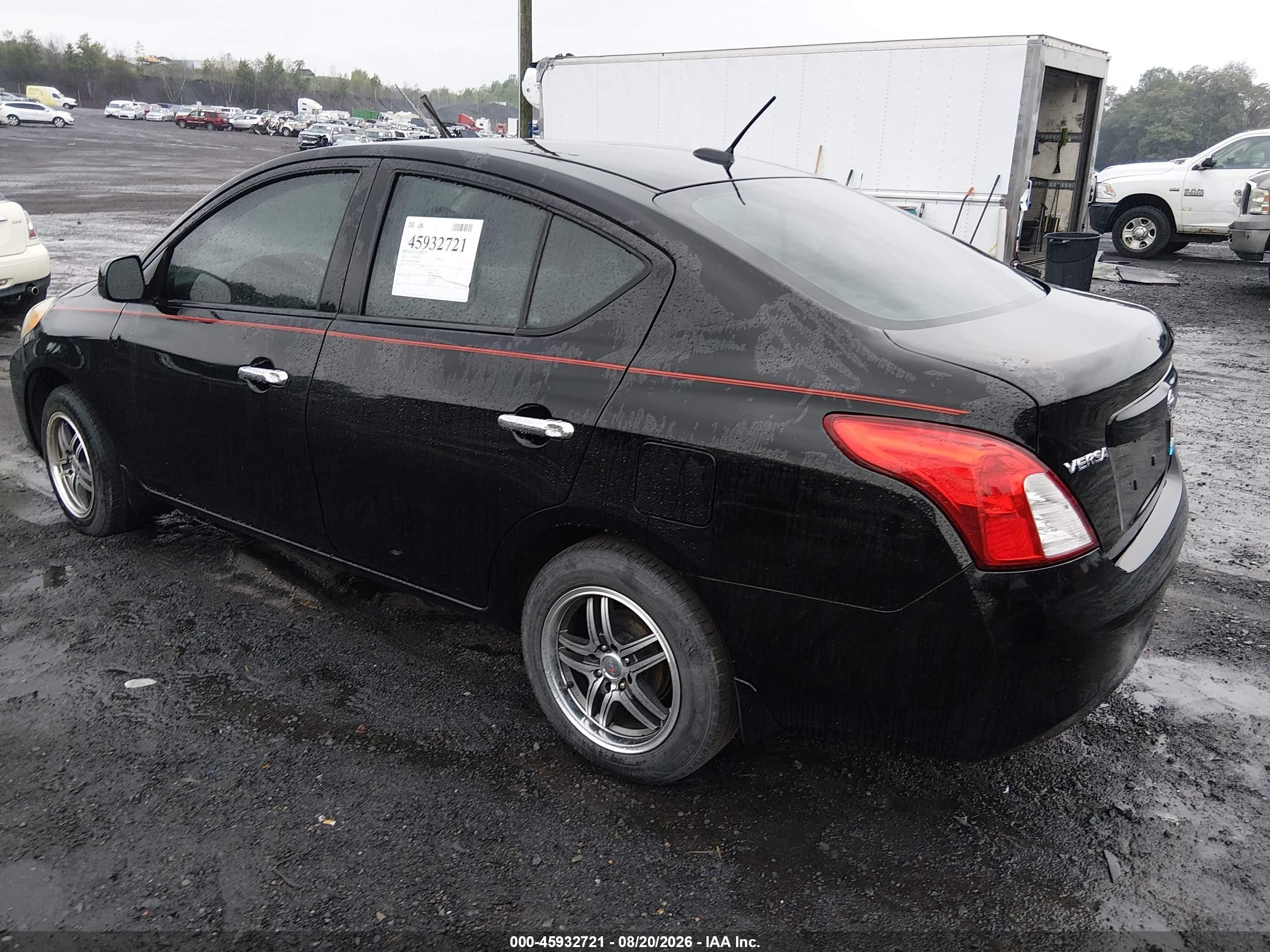 2012 Nissan Versa 1.6 Sl Black vin: 3N1CN7AP8CL878790