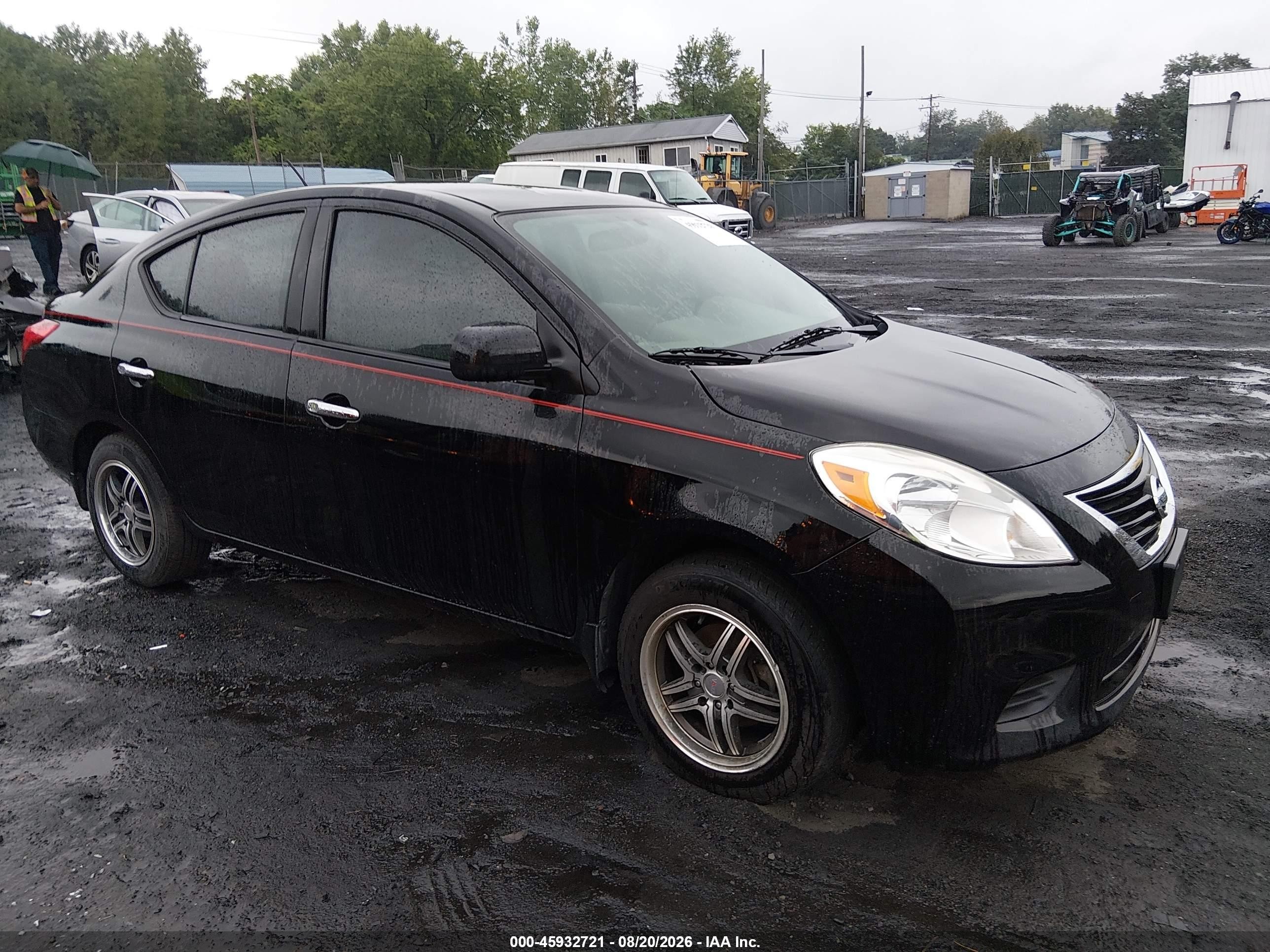 2012 Nissan Versa 1.6 Sl Black vin: 3N1CN7AP8CL878790