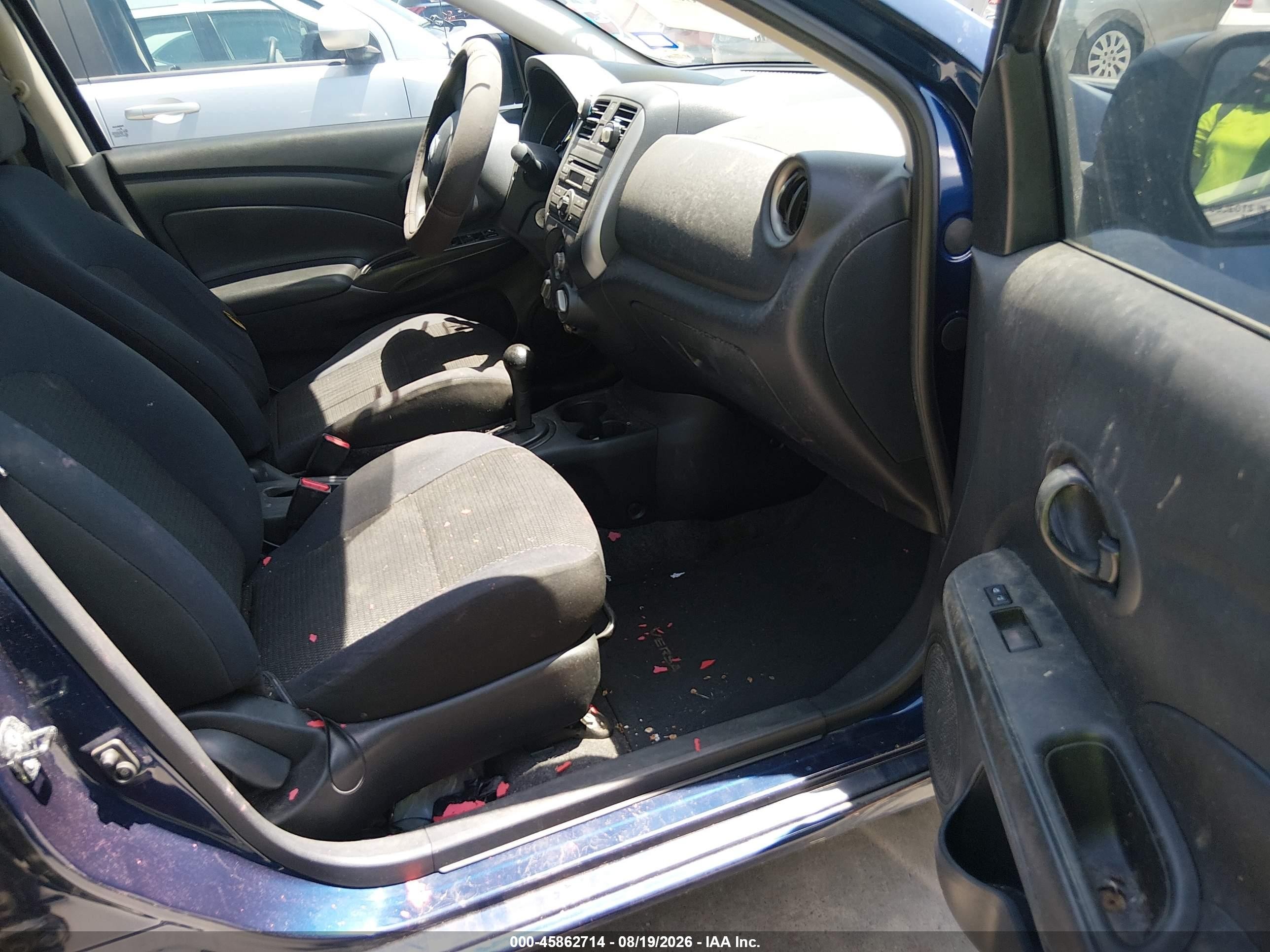 2012 Nissan Versa 1.6 Sv Blue vin: 3N1CN7AP8CL896836