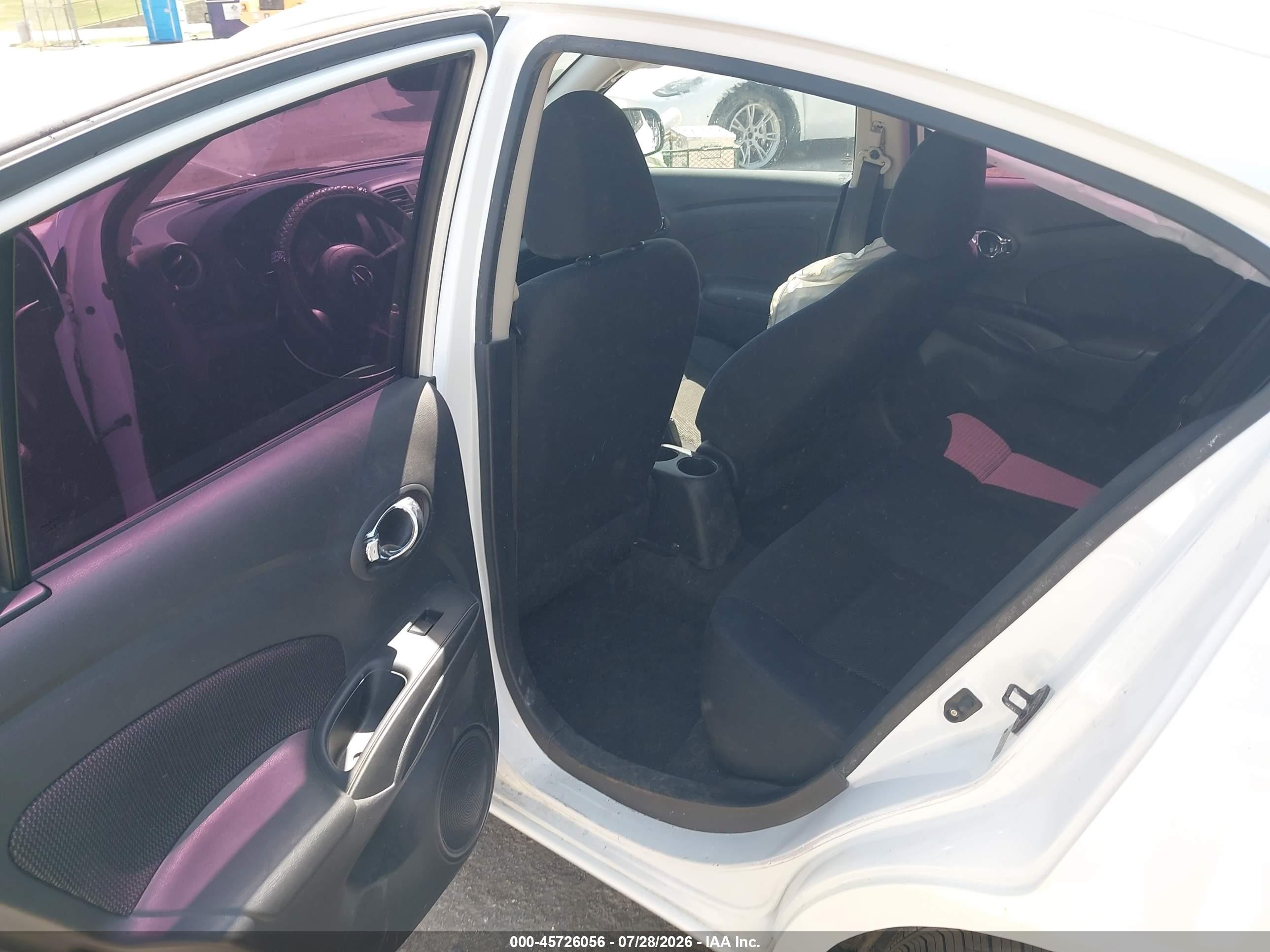 2012 Nissan Versa 1.6 Sl White vin: 3N1CN7AP8CL901176