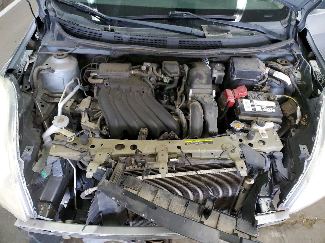 2012 Nissan Versa 1.6 S Серебряный vin: 3N1CN7AP8CL913263