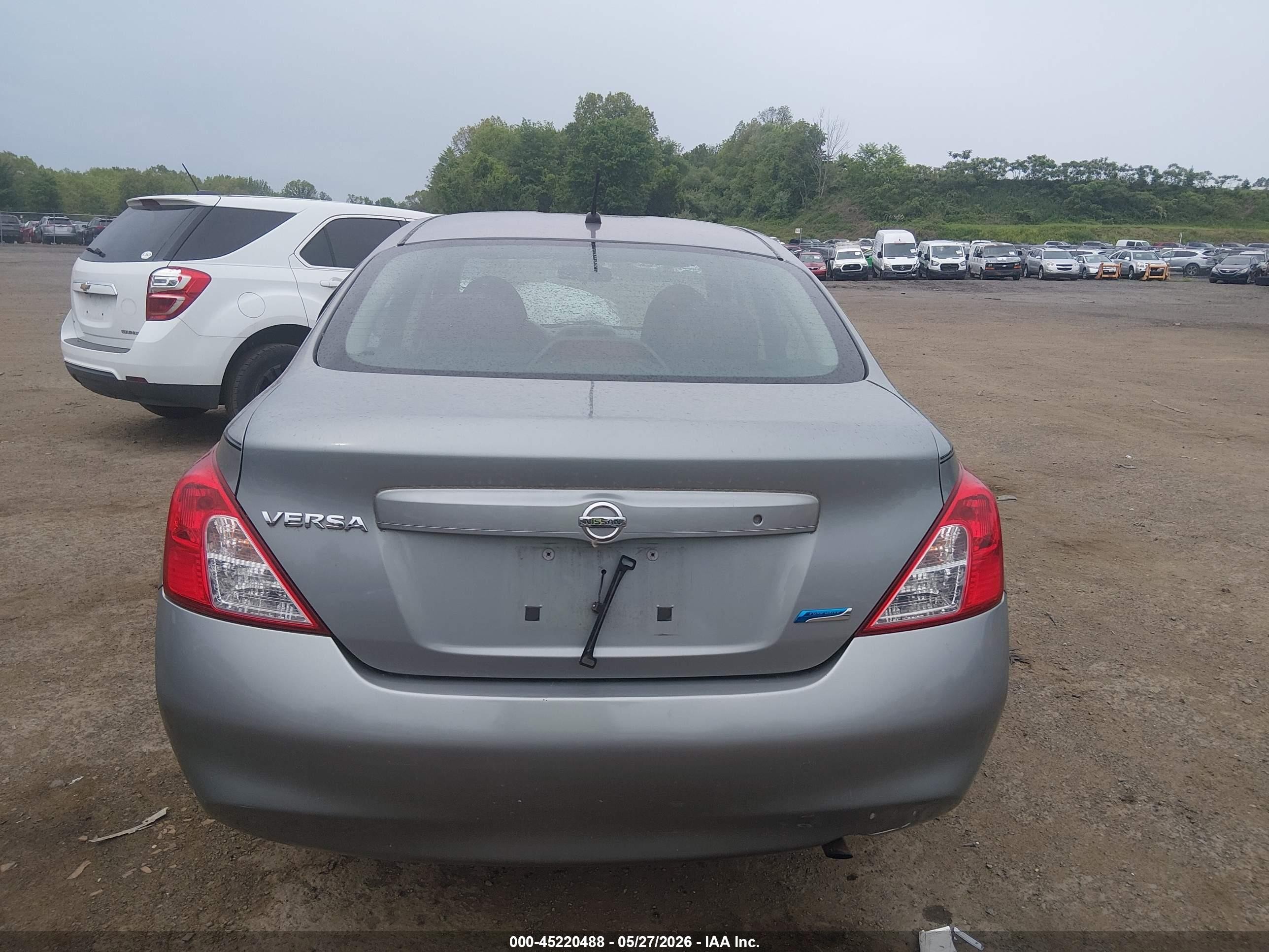 2012 Nissan Versa 1.6 S Gray vin: 3N1CN7AP8CL916809