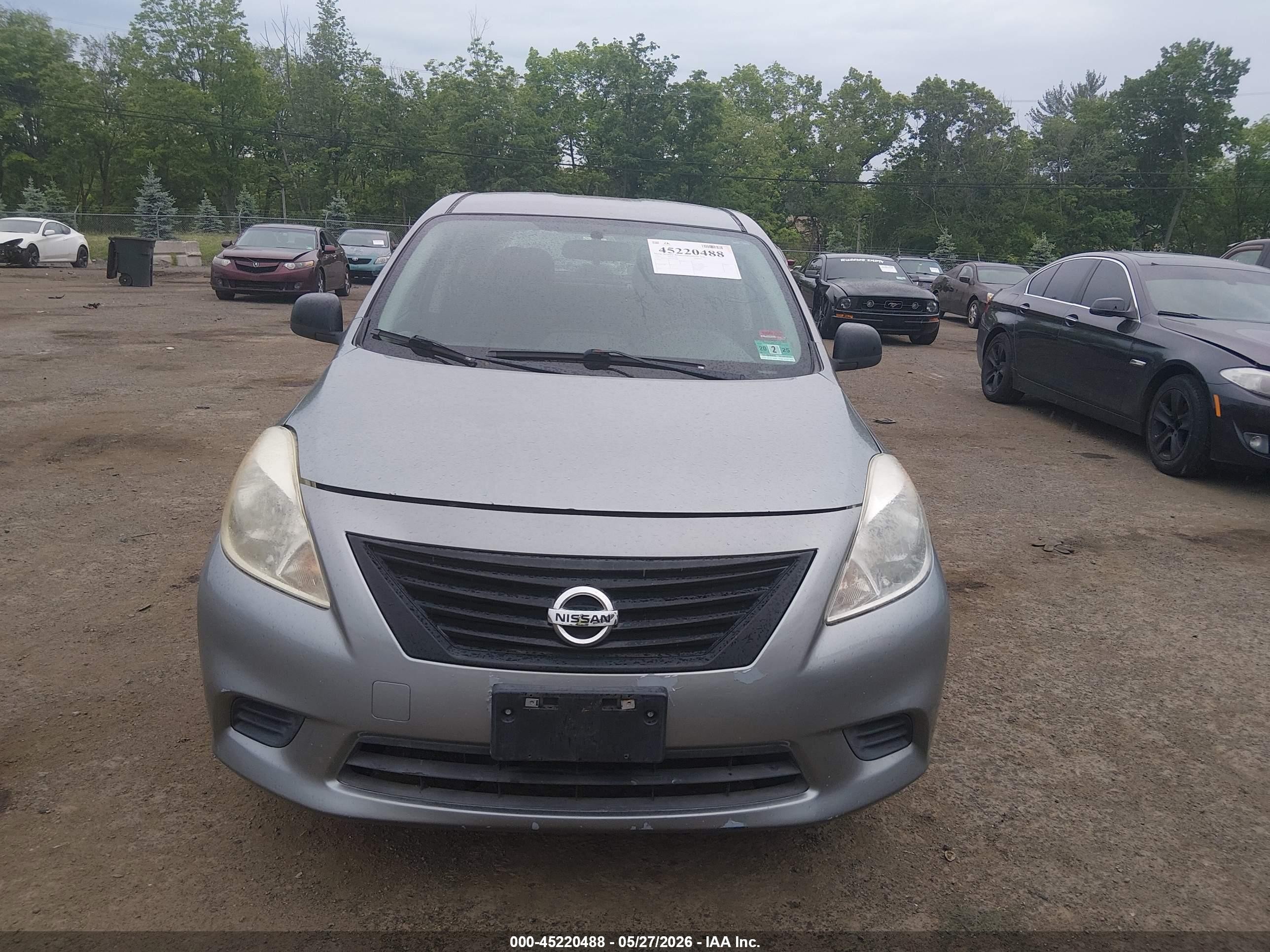 2012 Nissan Versa 1.6 S Gray vin: 3N1CN7AP8CL916809