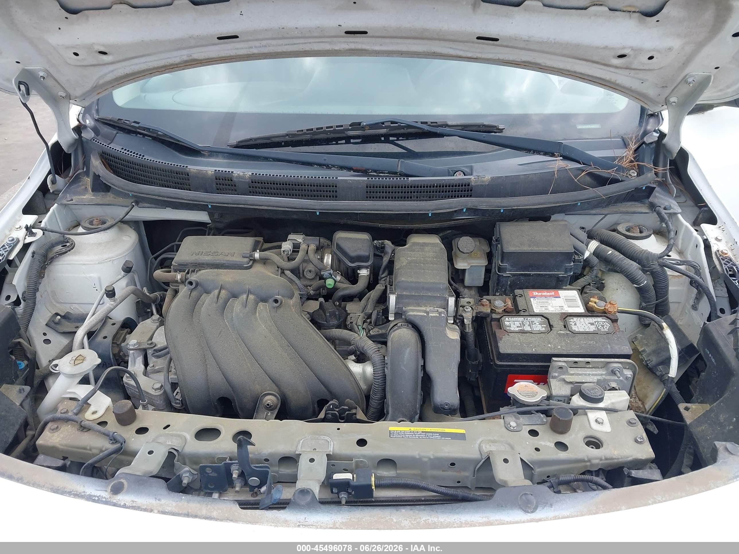 2012 Nissan Versa 1.6 Sv White vin: 3N1CN7AP8CL923033