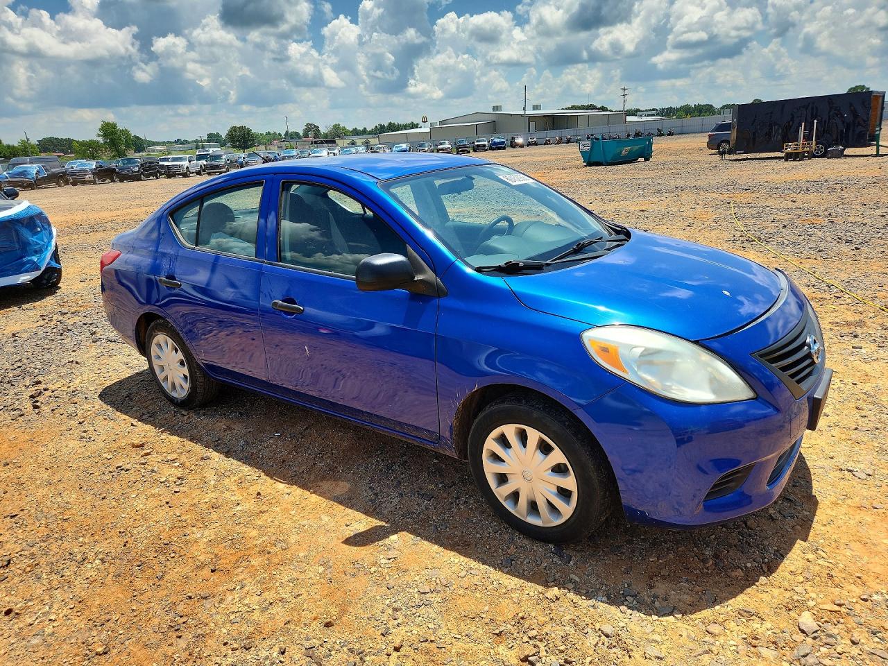 2012 Nissan Versa 1.6 S Blue vin: 3N1CN7AP8CL927440