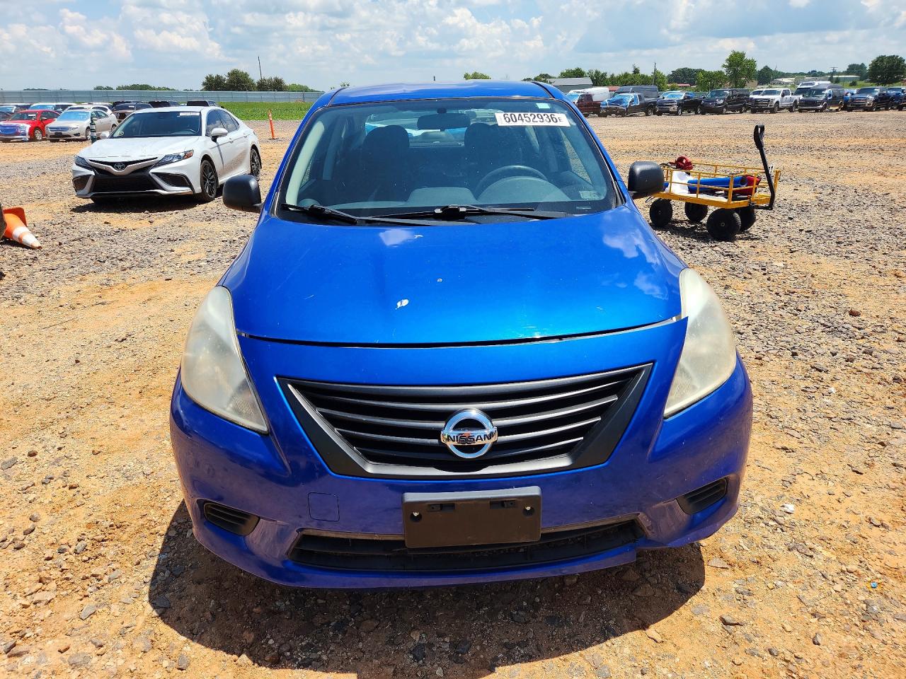 2012 Nissan Versa 1.6 S Blue vin: 3N1CN7AP8CL927440