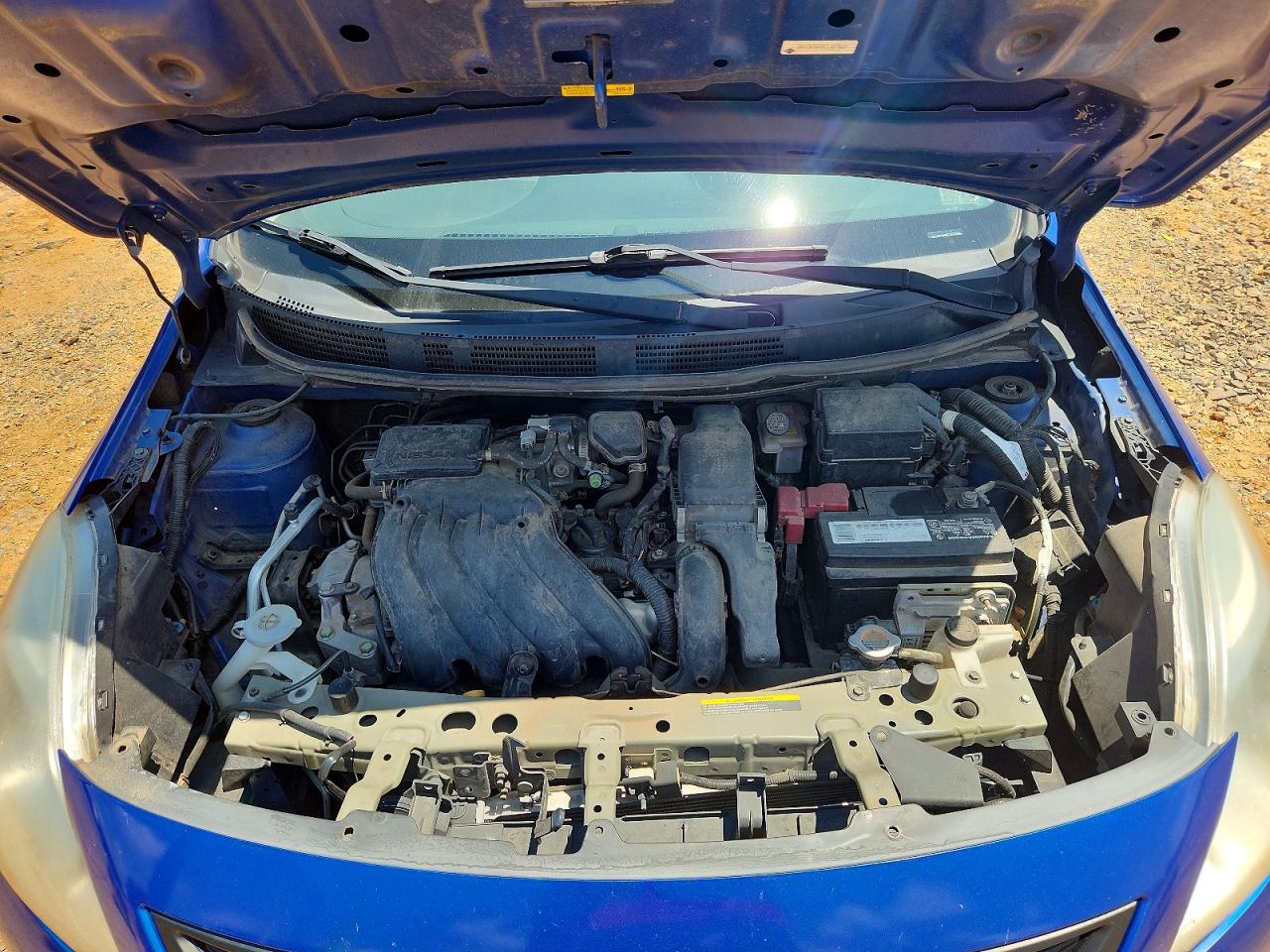 2012 Nissan Versa 1.6 S Blue vin: 3N1CN7AP8CL927440