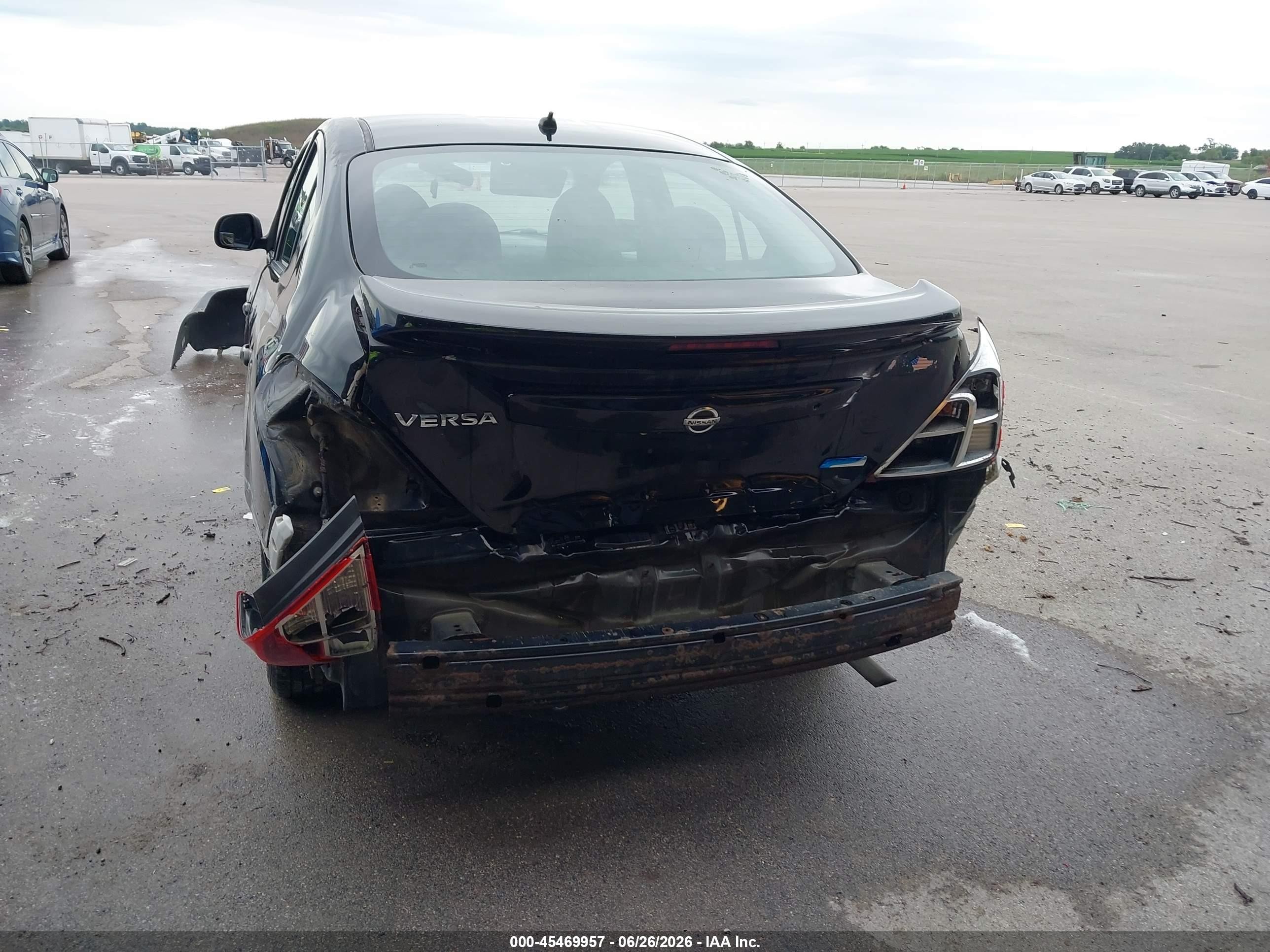 2013 Nissan Versa 1.6 S+ Black vin: 3N1CN7AP8DL844897