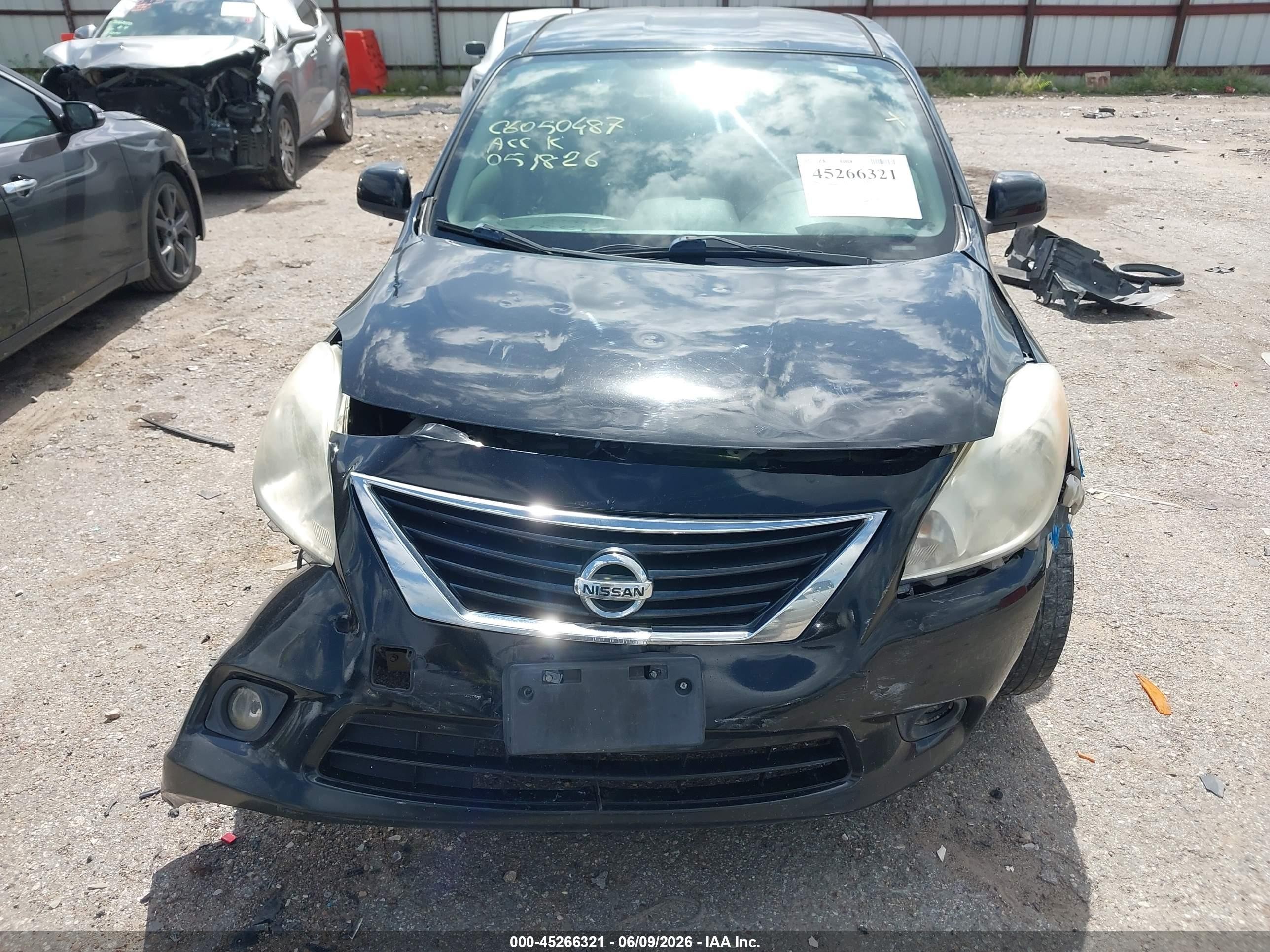 2013 Nissan Versa 1.6 Sl Black vin: 3N1CN7AP8DL856869