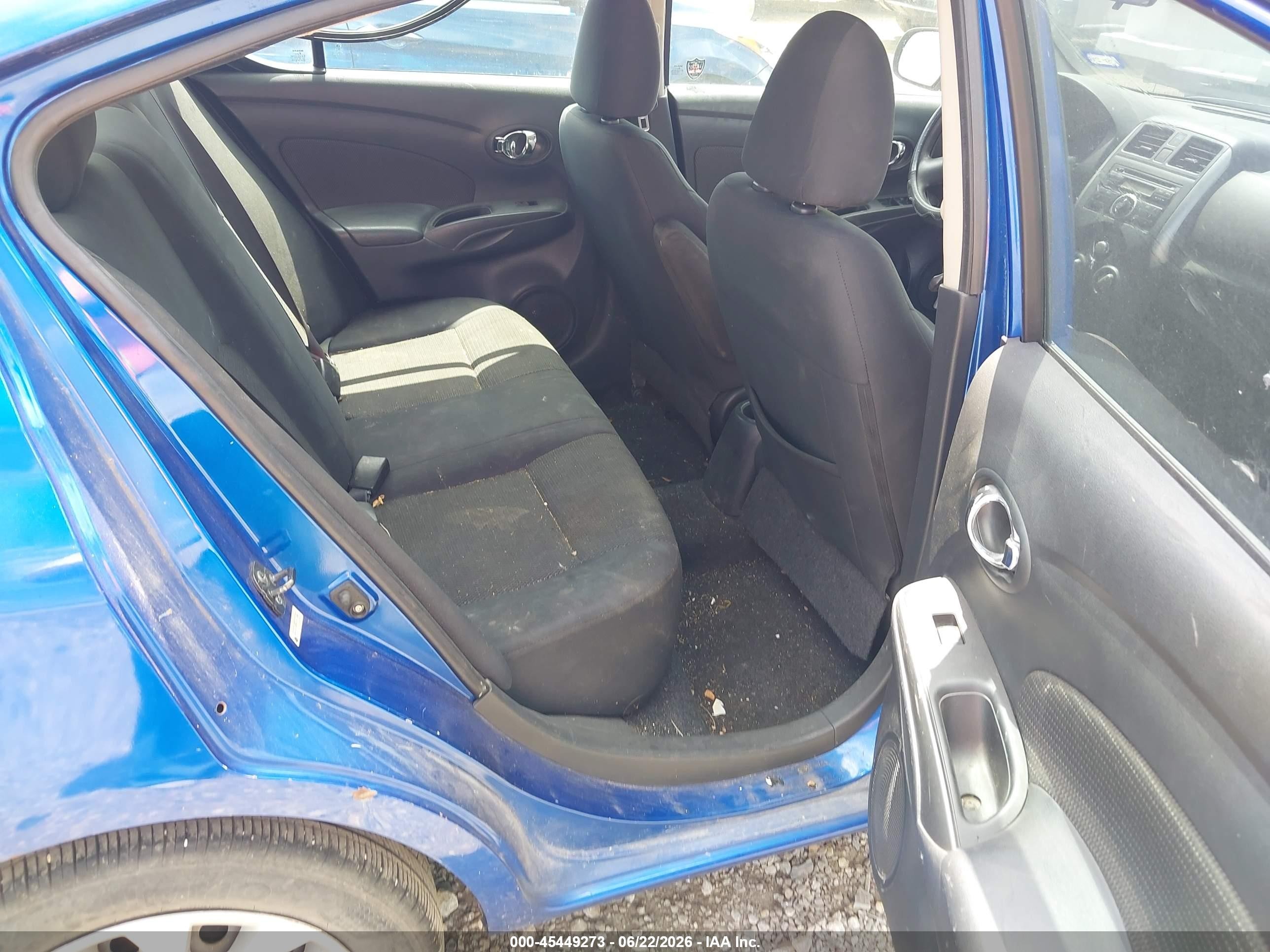 2013 Nissan Versa 1.6 Sv Blue vin: 3N1CN7AP8DL871940