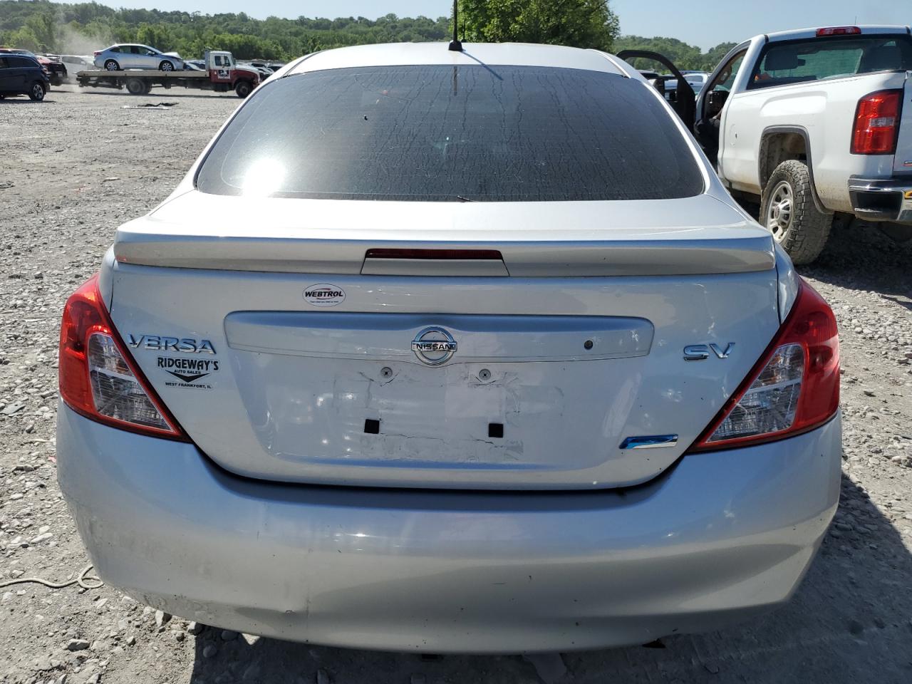 2013 Nissan Versa Black vin: 3N1CN7AP8DL874790