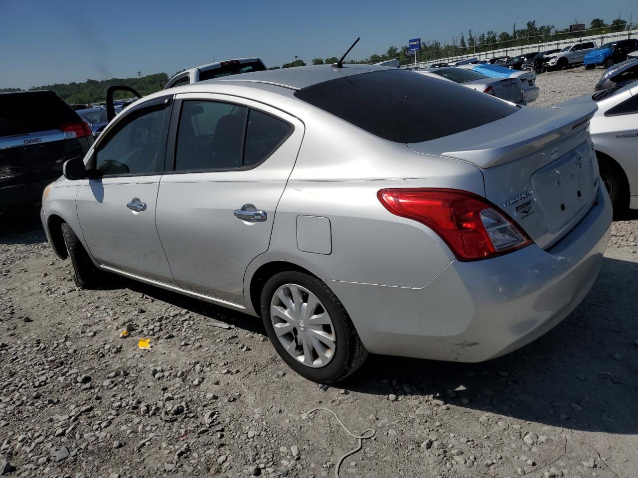 2013 Nissan Versa Black vin: 3N1CN7AP8DL874790