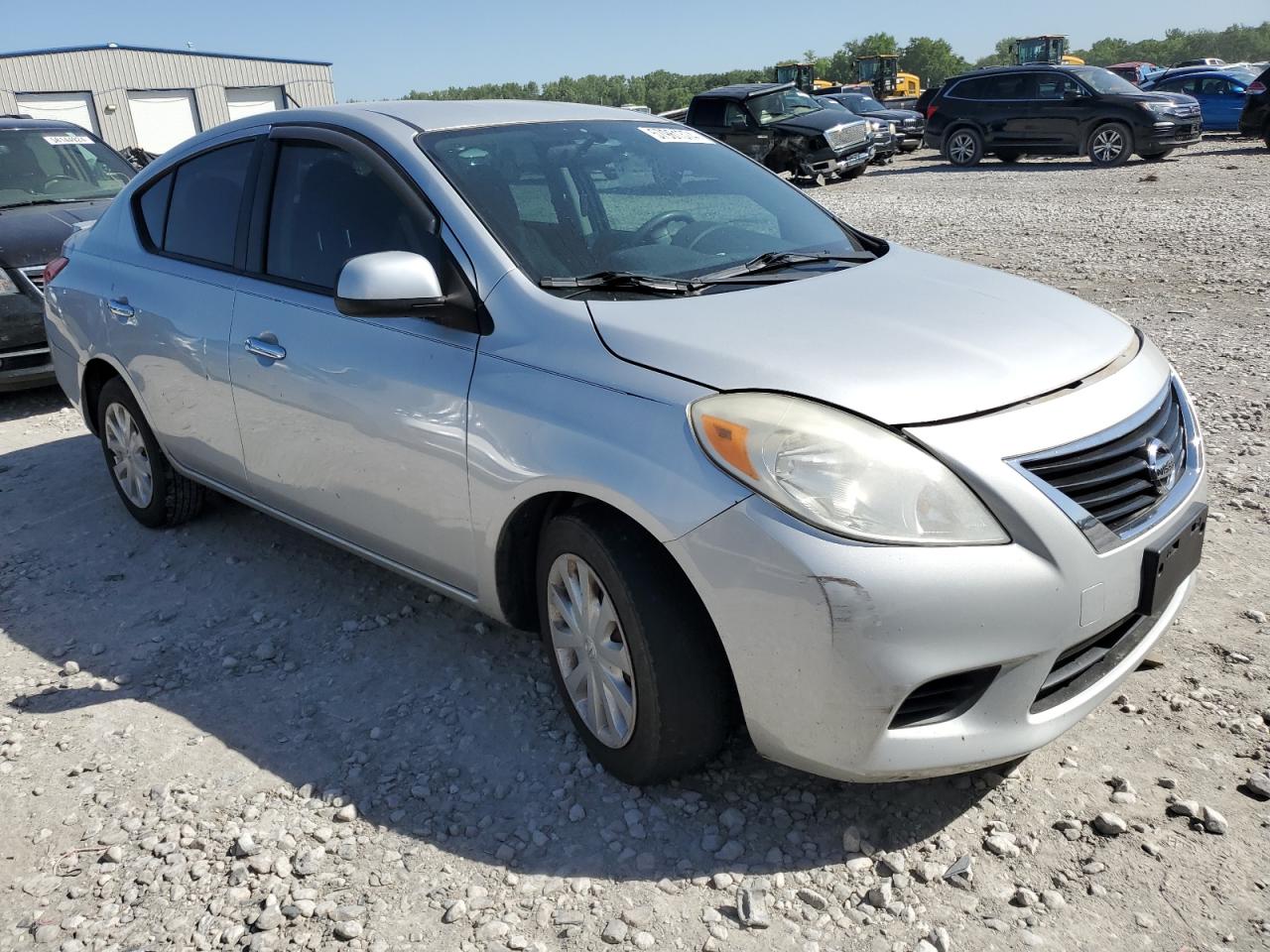 2013 Nissan Versa Black vin: 3N1CN7AP8DL874790