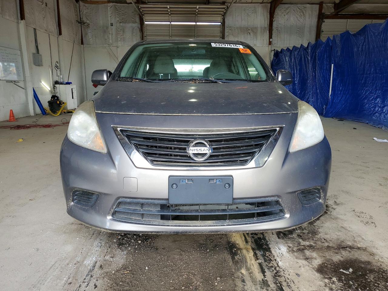 2013 Nissan Versa 1.6 S Gray vin: 3N1CN7AP8DL882453