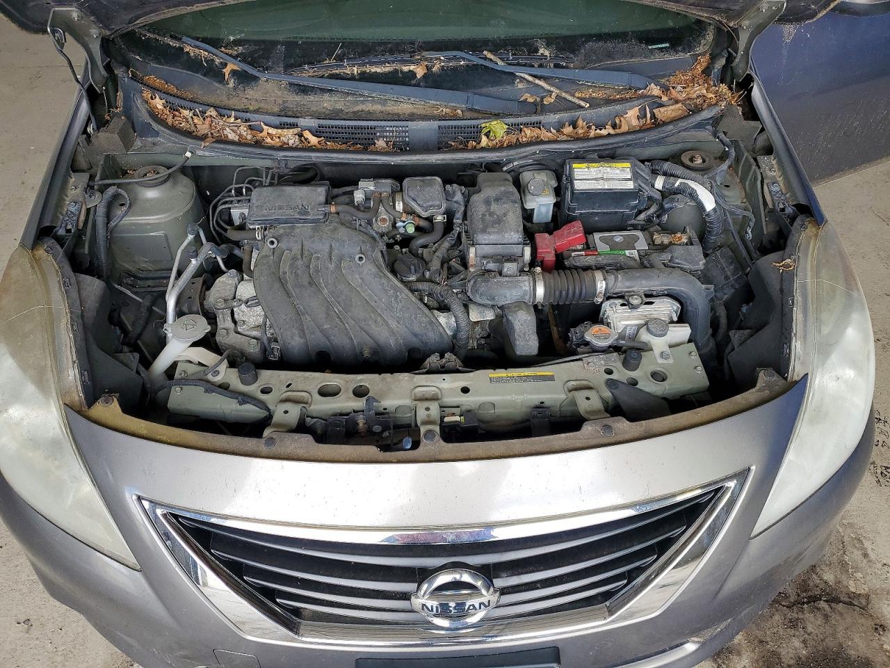2013 Nissan Versa 1.6 S Gray vin: 3N1CN7AP8DL882453