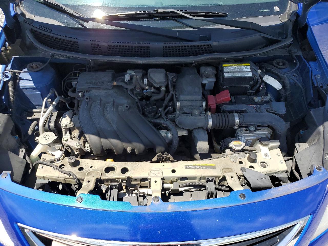2014 Nissan Versa 1.6 S Синий vin: 3N1CN7AP8EL802697