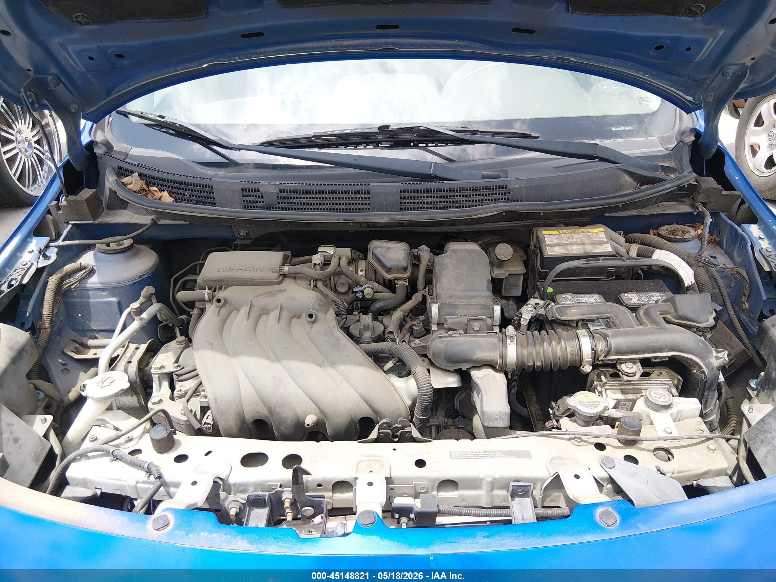 2014 Nissan Versa 1.6 Sv Blue vin: 3N1CN7AP8EL806197