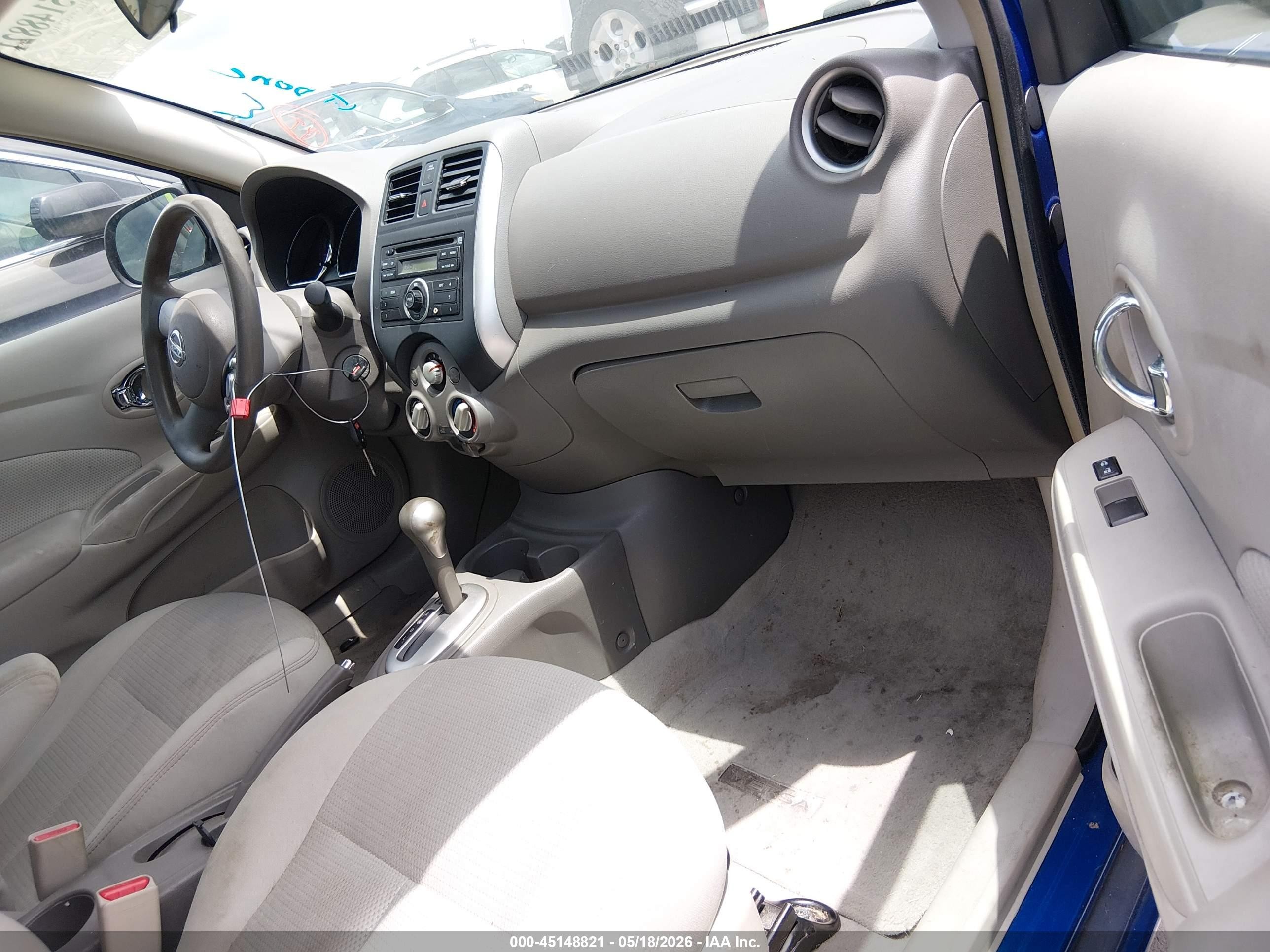 2014 Nissan Versa 1.6 Sv Blue vin: 3N1CN7AP8EL806197