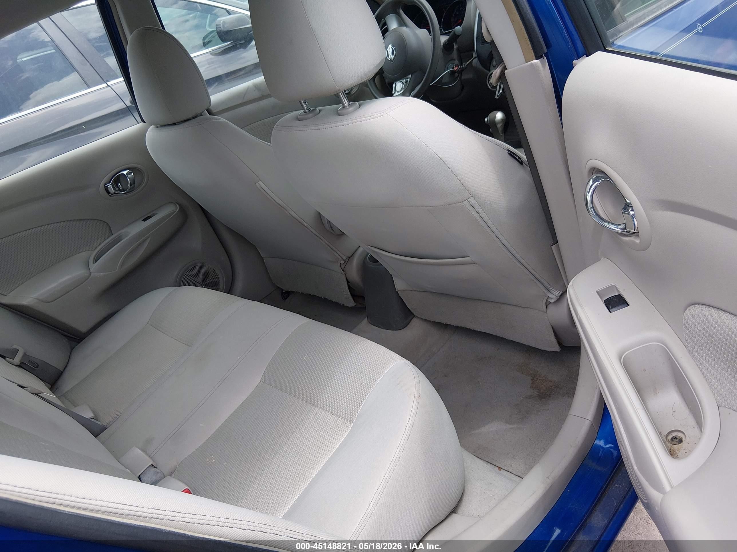 2014 Nissan Versa 1.6 Sv Blue vin: 3N1CN7AP8EL806197