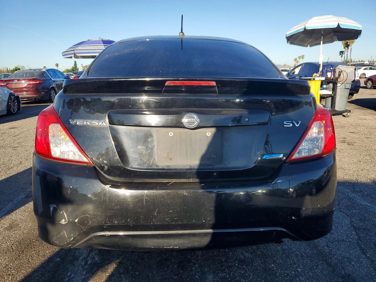 2014 Nissan Versa 1.6 Sv Black vin: 3N1CN7AP8EL806958