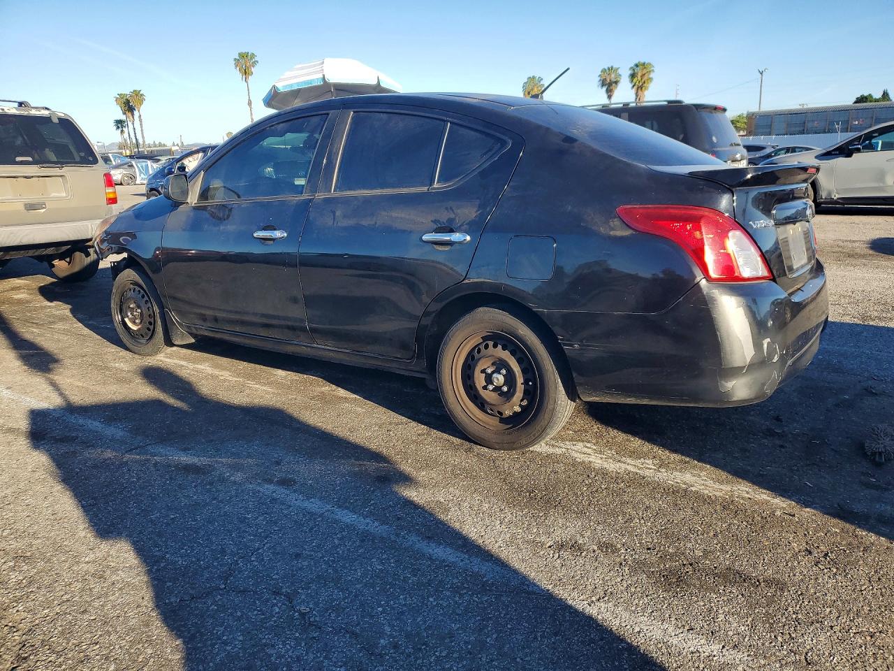 2014 Nissan Versa 1.6 Sv Black vin: 3N1CN7AP8EL806958