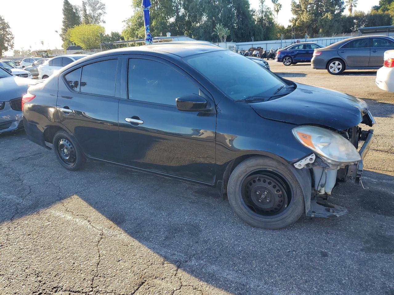 2014 Nissan Versa 1.6 Sv Black vin: 3N1CN7AP8EL806958