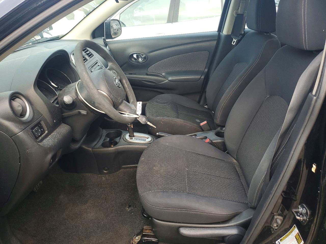 2014 Nissan Versa 1.6 S Black vin: 3N1CN7AP8EL820102