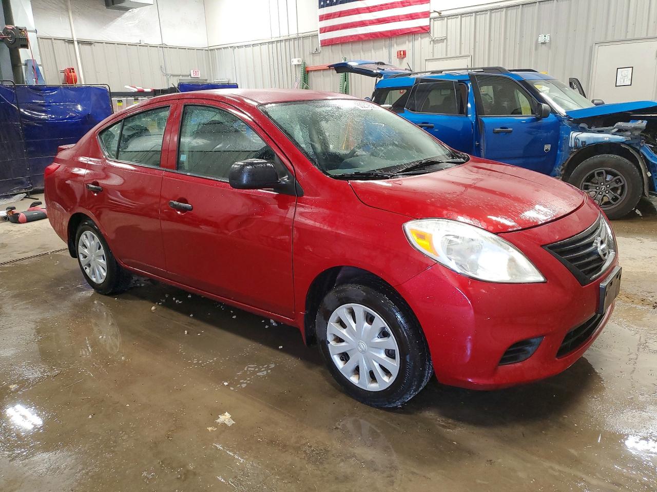 2014 Nissan Versa 1.6 S Plus Maroon vin: 3N1CN7AP8EL839166