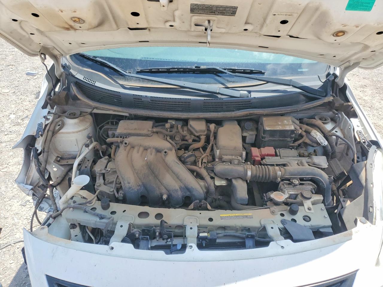 2014 Nissan Versa 1.6 S Plus Белый vin: 3N1CN7AP8EL846263