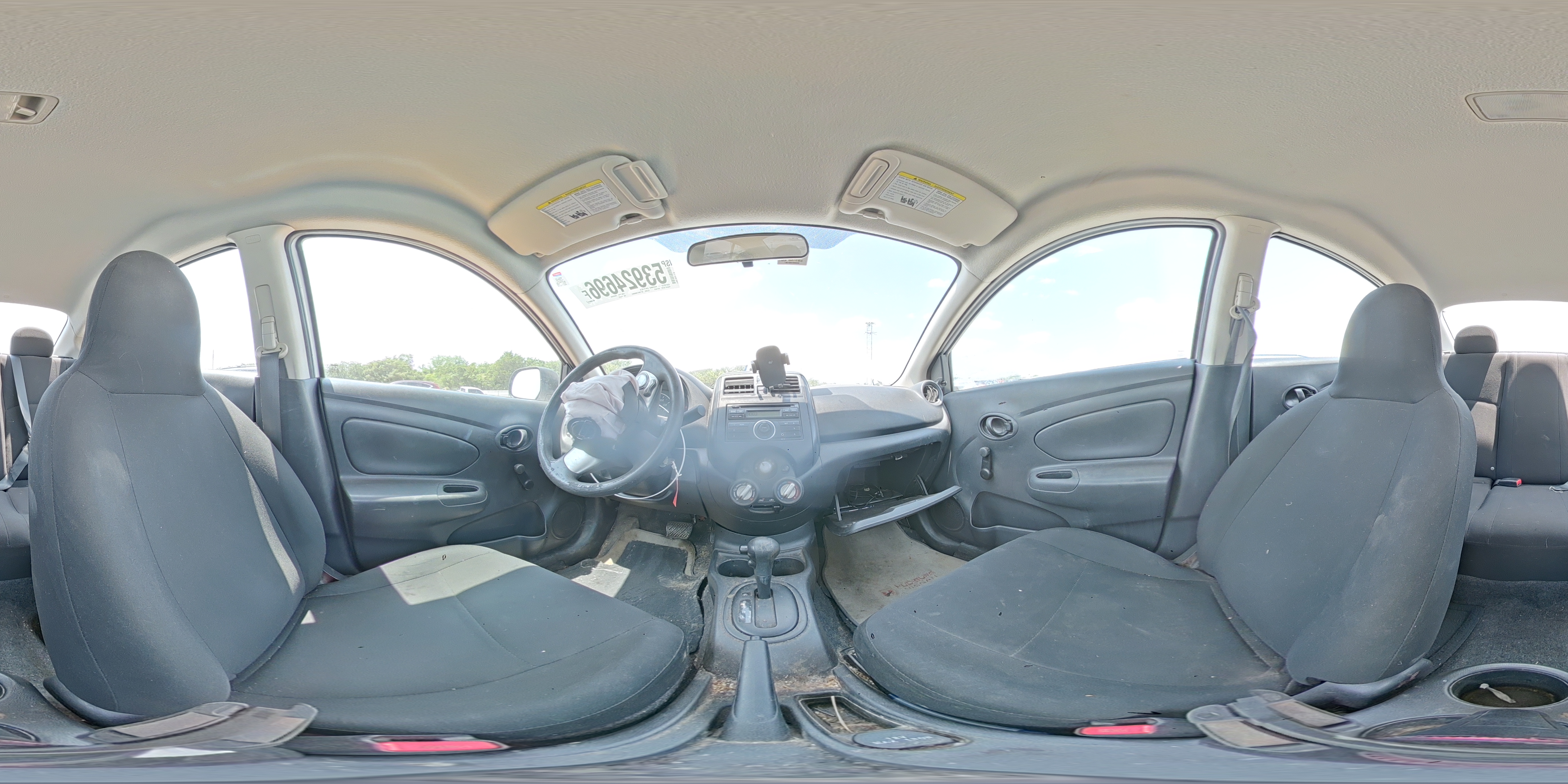 2014 Nissan Versa 1.6 S Plus Белый vin: 3N1CN7AP8EL846263