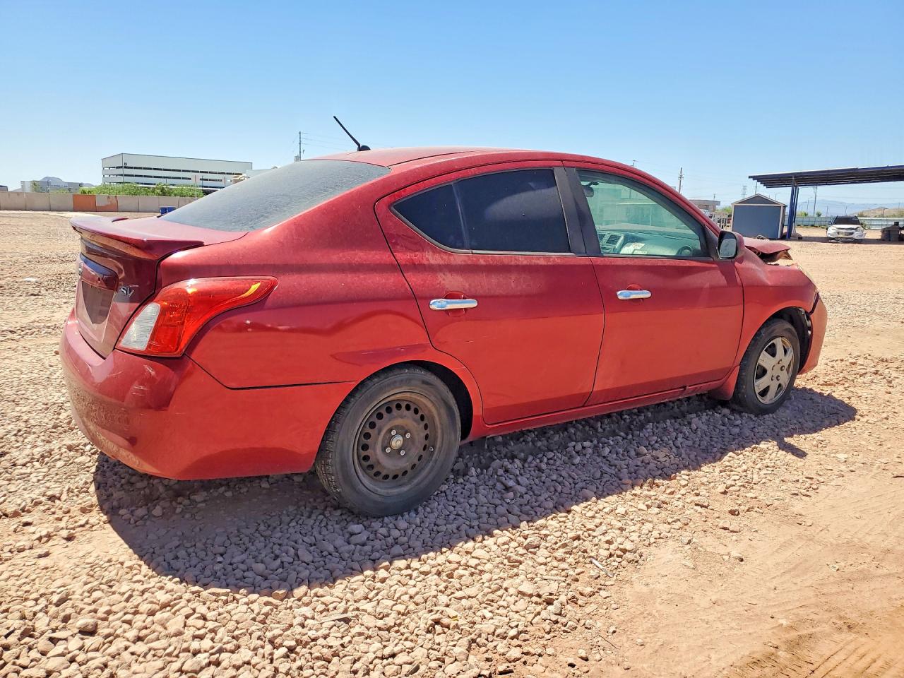 2014 Nissan Versa 1.6 Sv Темно-бордовый vin: 3N1CN7AP8EL868960
