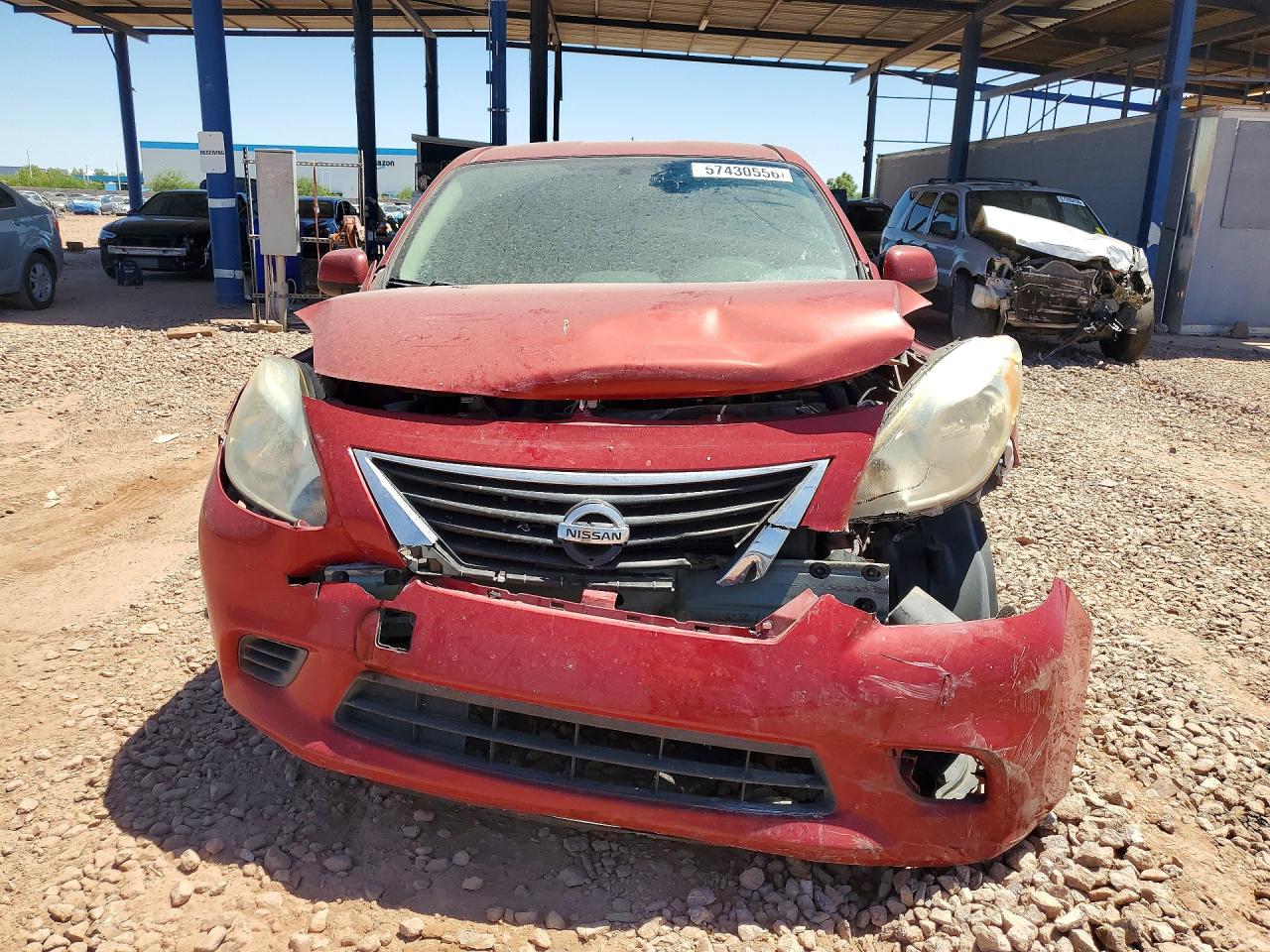 2014 Nissan Versa 1.6 Sv Темно-бордовый vin: 3N1CN7AP8EL868960