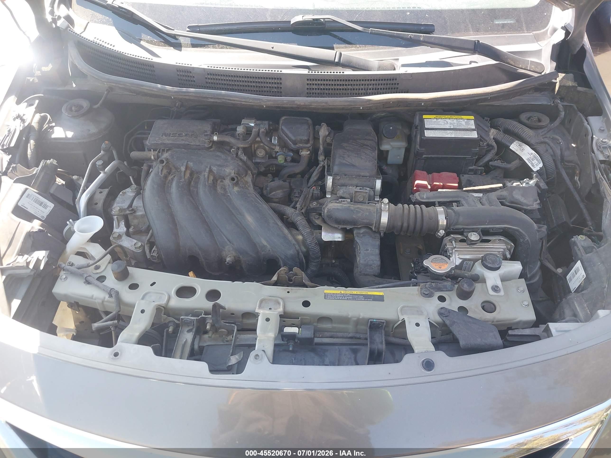 2015 Nissan Versa 1.6 S+ Gray vin: 3N1CN7AP8FL803754