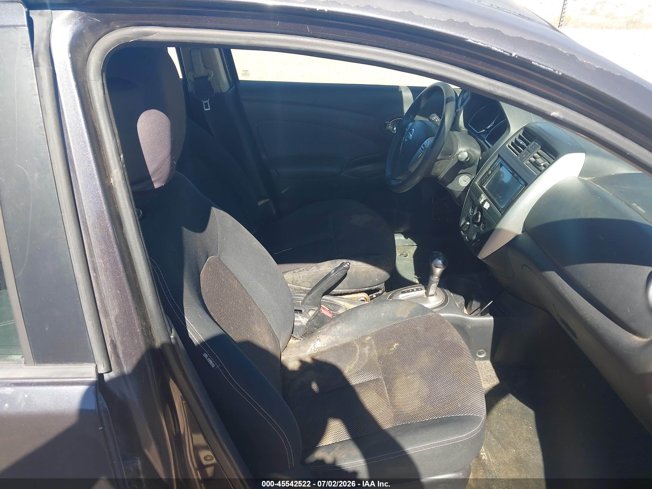 2015 Nissan Versa 1.6 Sv Gray vin: 3N1CN7AP8FL814561