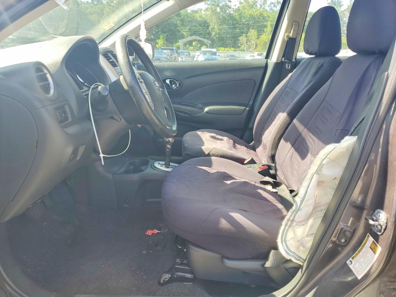 2015 Nissan Versa 1.6 Sv Gray vin: 3N1CN7AP8FL833899