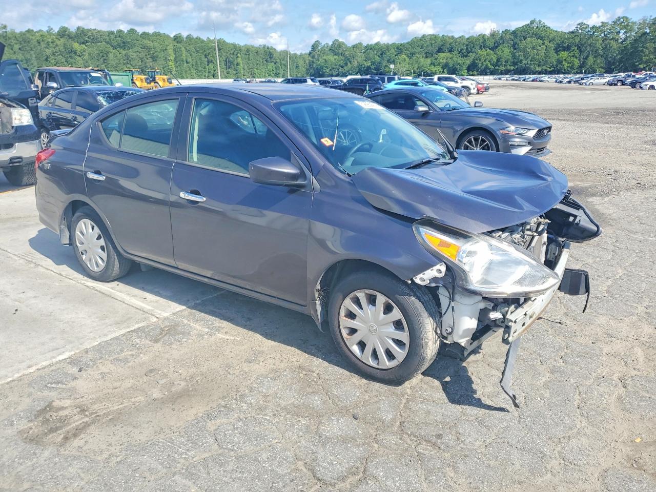 2015 Nissan Versa 1.6 Sv Gray vin: 3N1CN7AP8FL833899