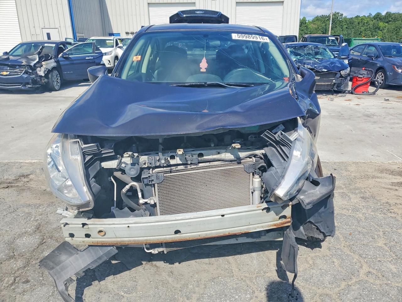 2015 Nissan Versa 1.6 Sv Gray vin: 3N1CN7AP8FL833899