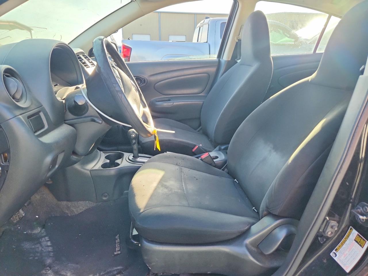 2015 Nissan Versa 1.6 S Black vin: 3N1CN7AP8FL845101